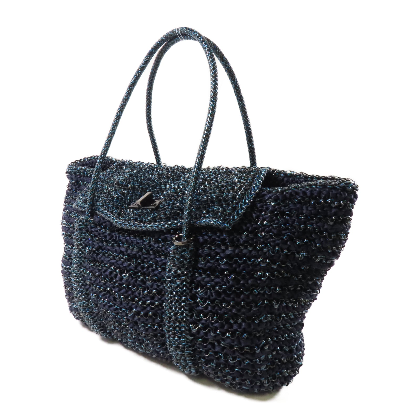 ANTEPRIMA PVC Wirebag肩背袋藍色