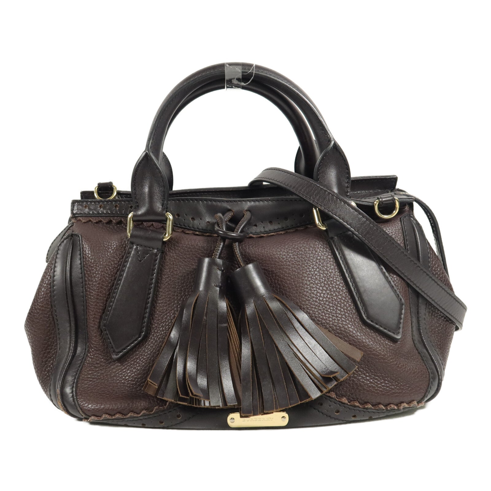 BURBERRY 牛皮皮革2 Way Shoulder手挽肩背兩用袋