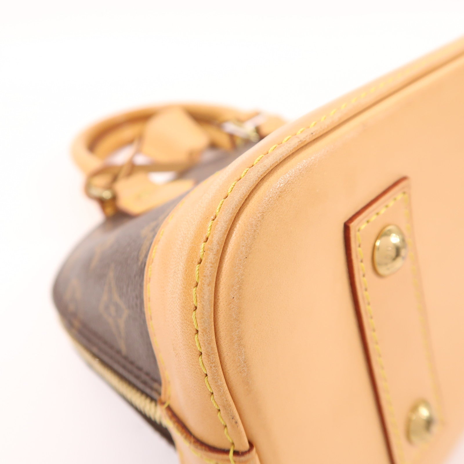 LOUIS VUITTON LV GHW Alma BB 2 Way Shoulder Bag Handbag M53152 Monogram Brown