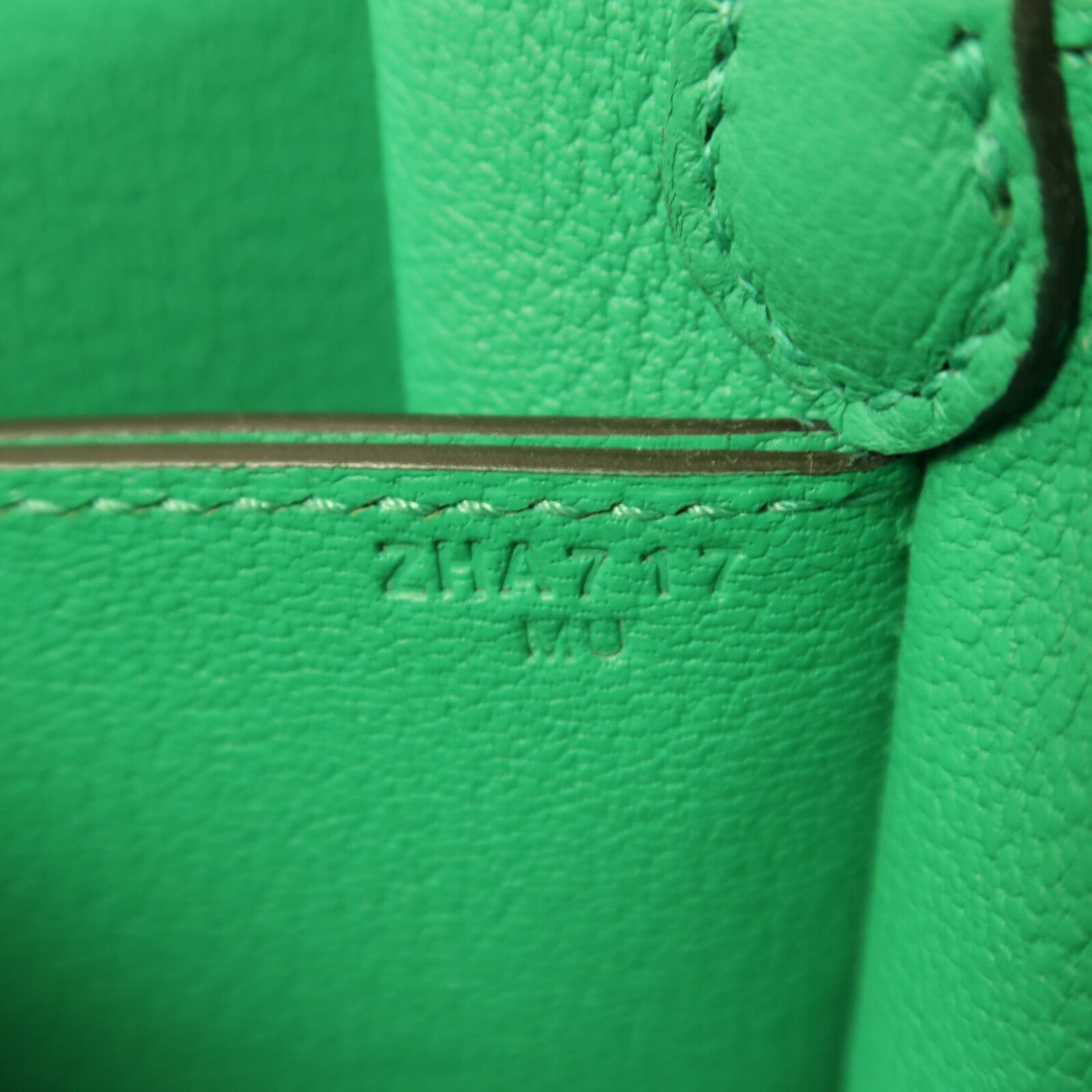 HERMES Evercolor皮革Roulis 23金扣肩背袋Menthe