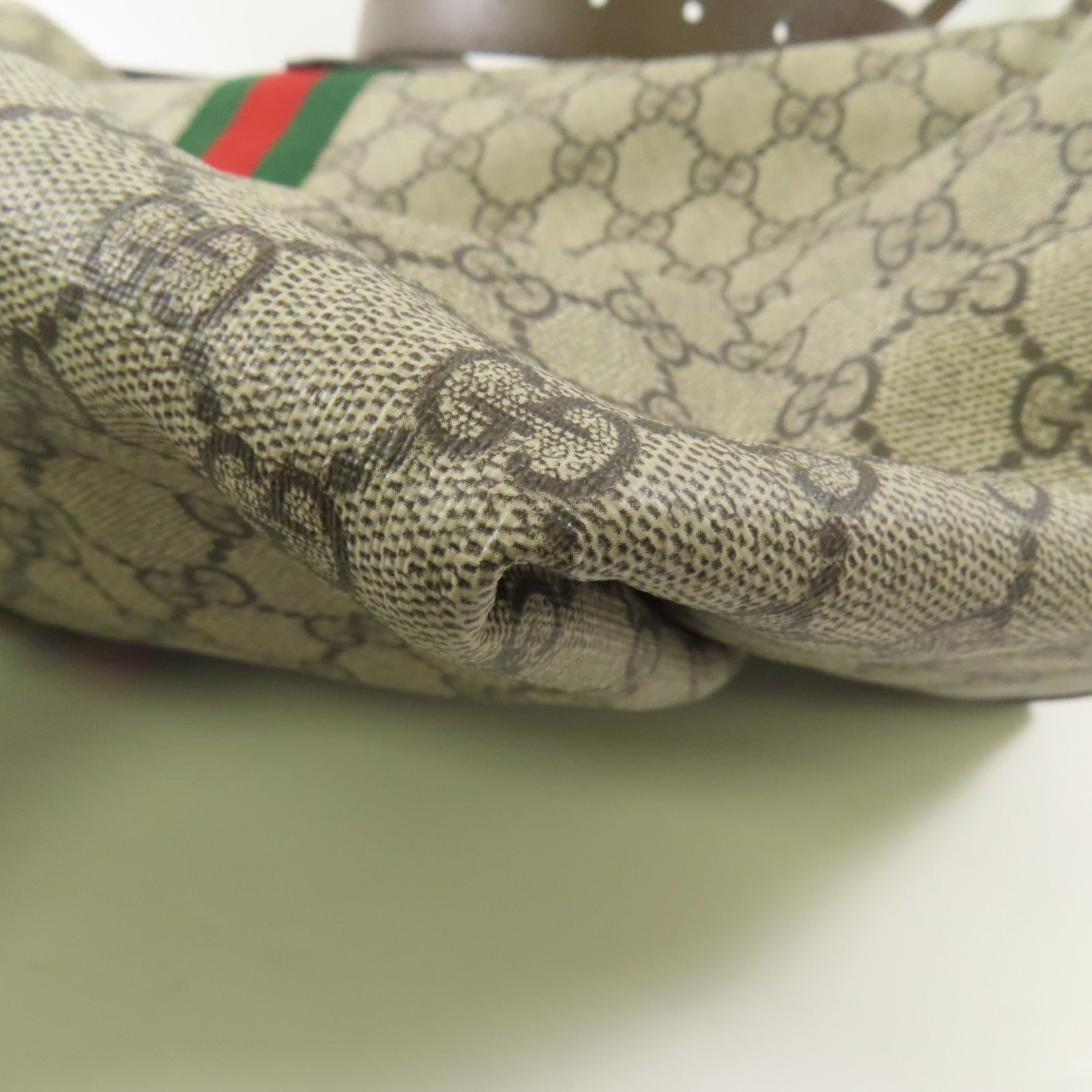 GUCCI 塗層帆布Jackie 1961 Medium銀扣肩背袋