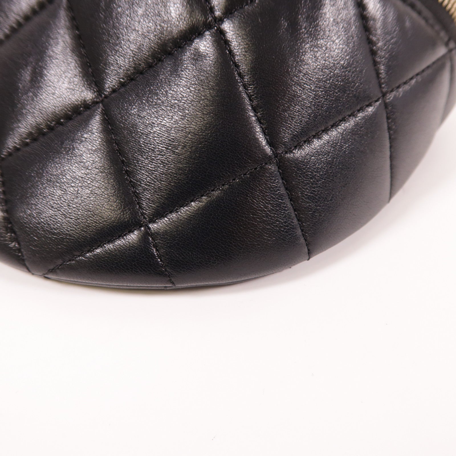 CHANEL 羊皮皮革2 Way Shoulder金扣手挽肩背兩用袋