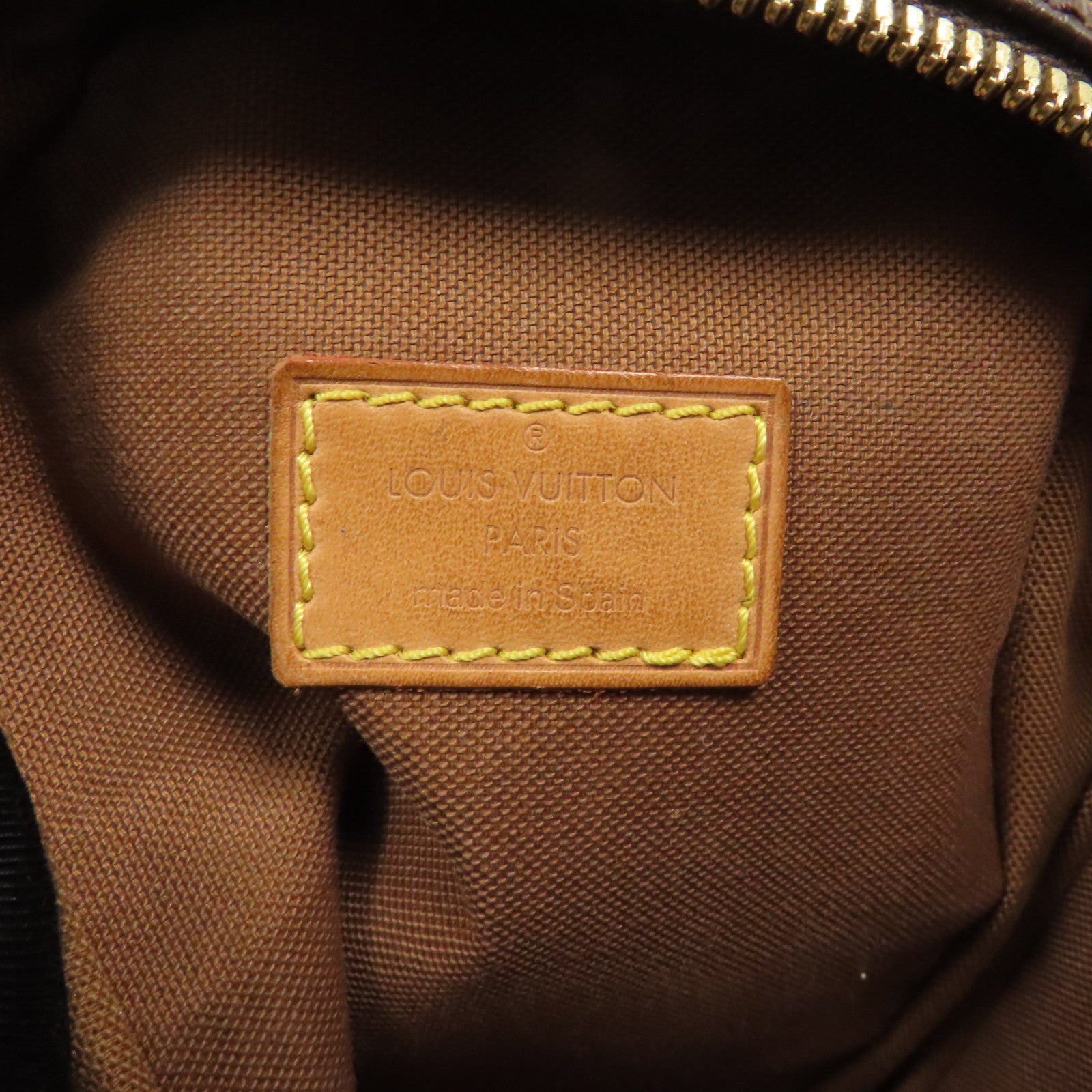 LOUIS VUITTON 【激減優惠】Monogram Pochette Gange金扣腰包棕色