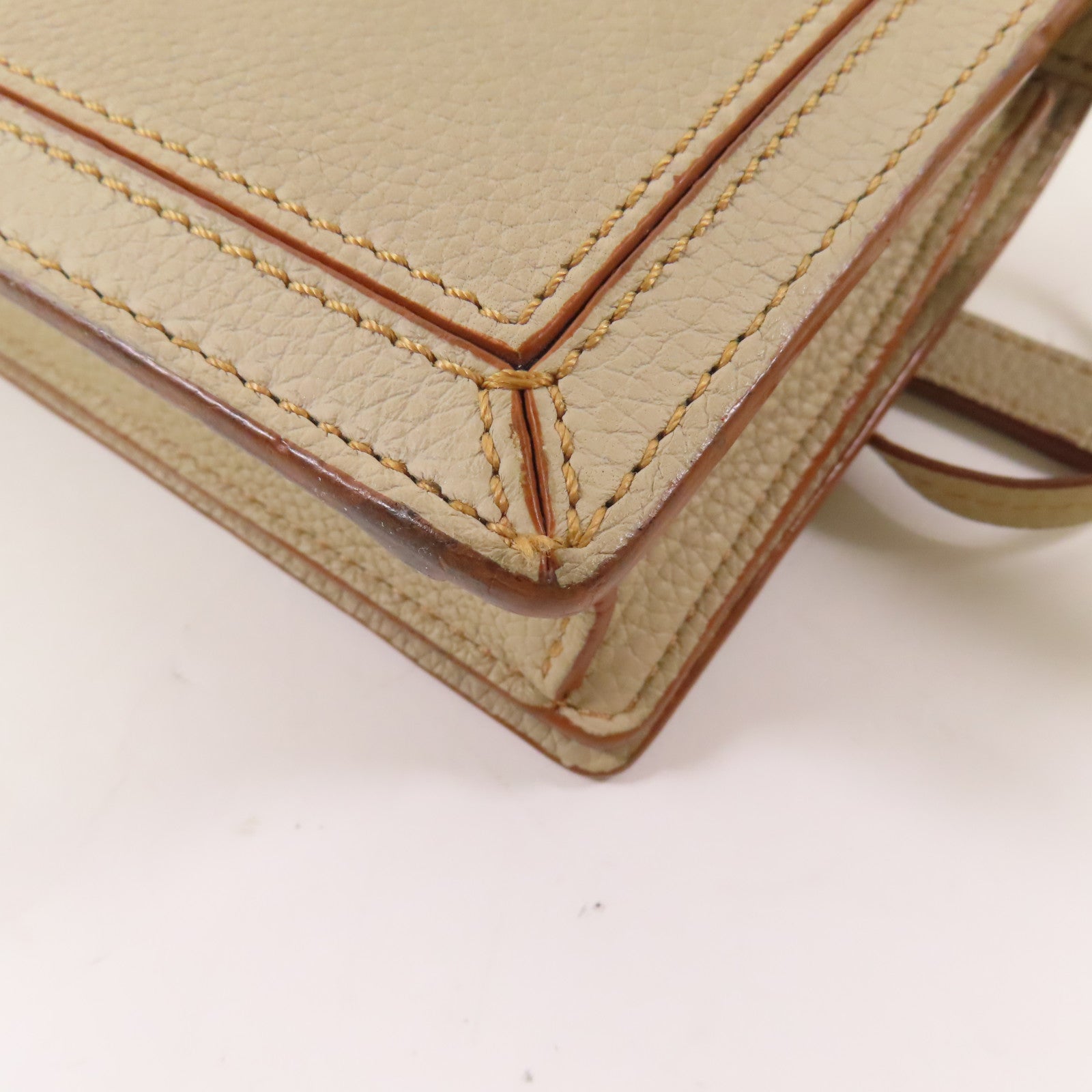 LOEWE 【激減優惠】牛皮皮革Barcelona mini金扣肩背袋