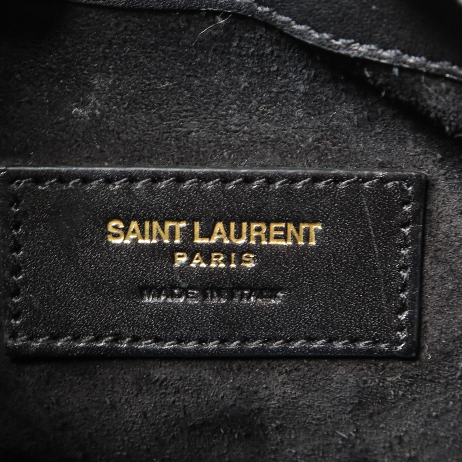 SAINT LAURENT 牛皮皮革Small Bucket手挽肩背兩用袋