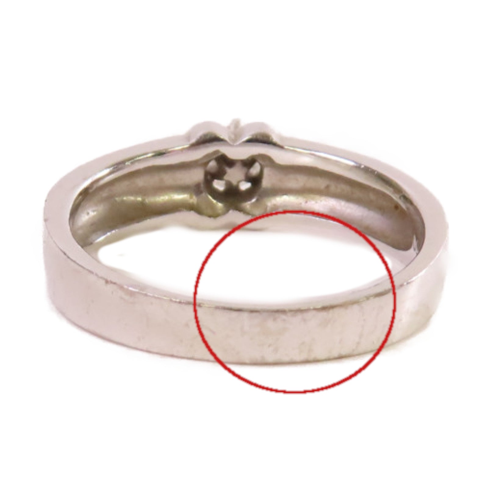 JEWELRY 【激減優惠】18K白金/鑽石Diamond Ring戒指US#4.75