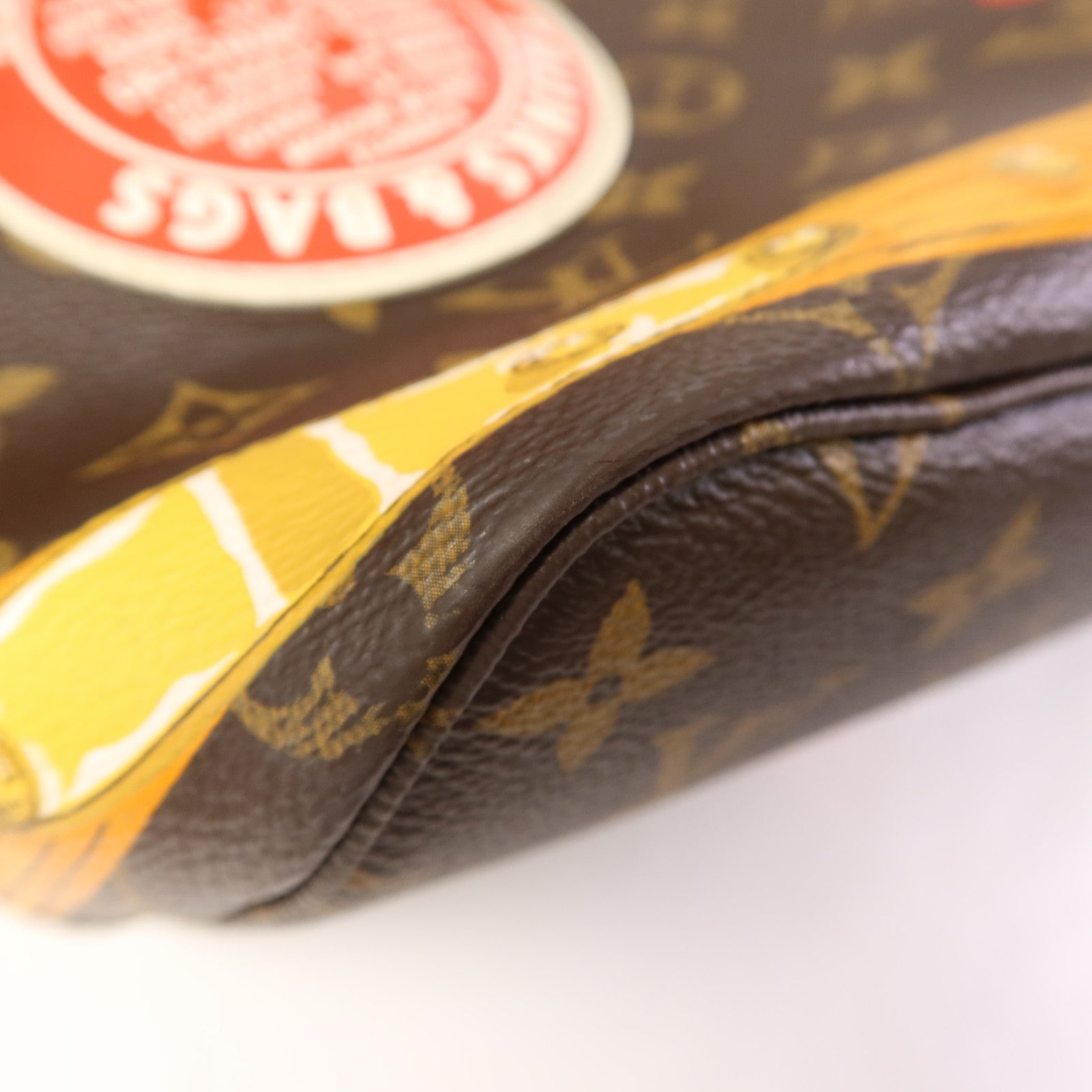 LOUIS VUITTON Monogram Summer Trunk Neverfull MM金扣肩背袋