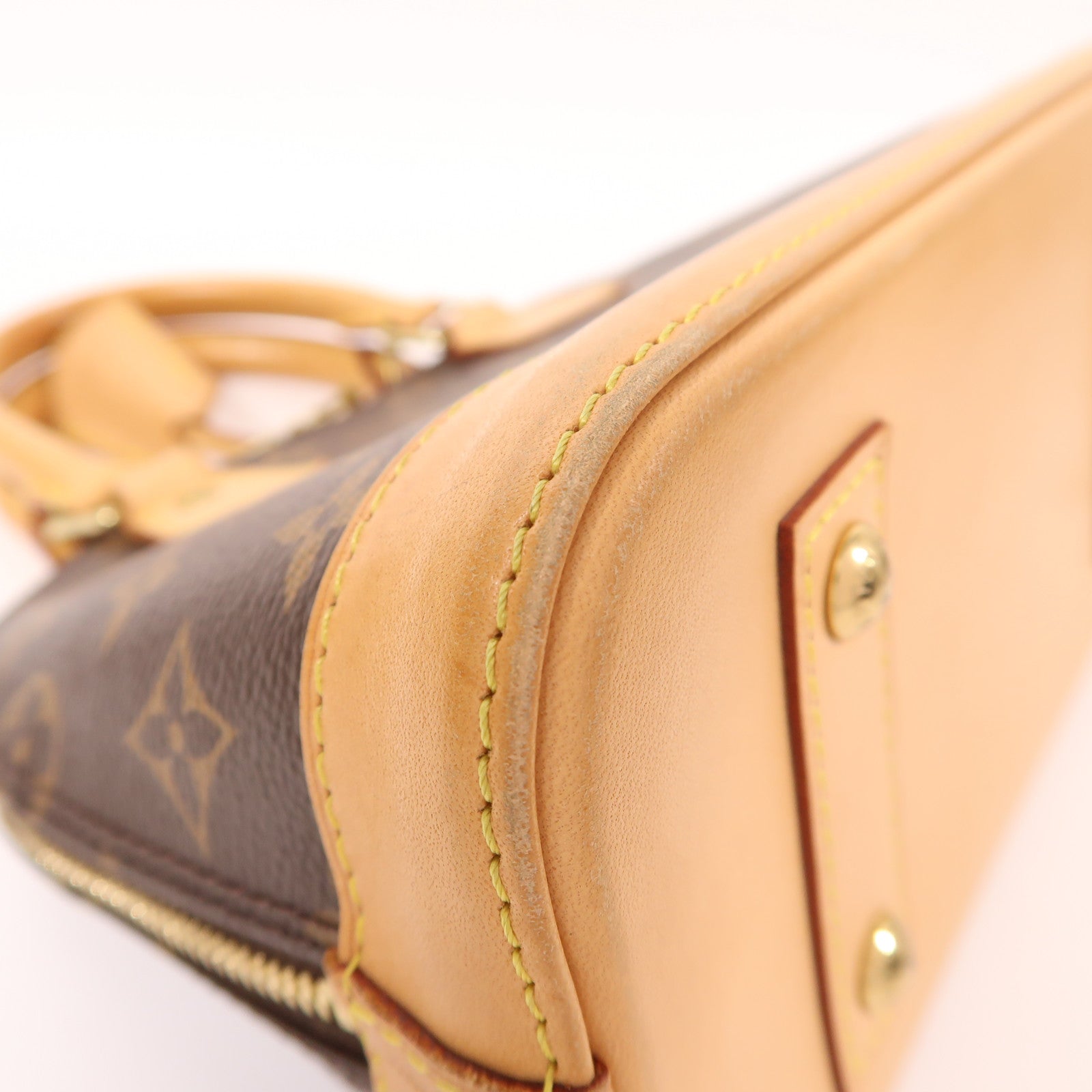 LOUIS VUITTON LV GHW Alma BB 2 Way Shoulder Bag Handbag M53152 Monogram Brown