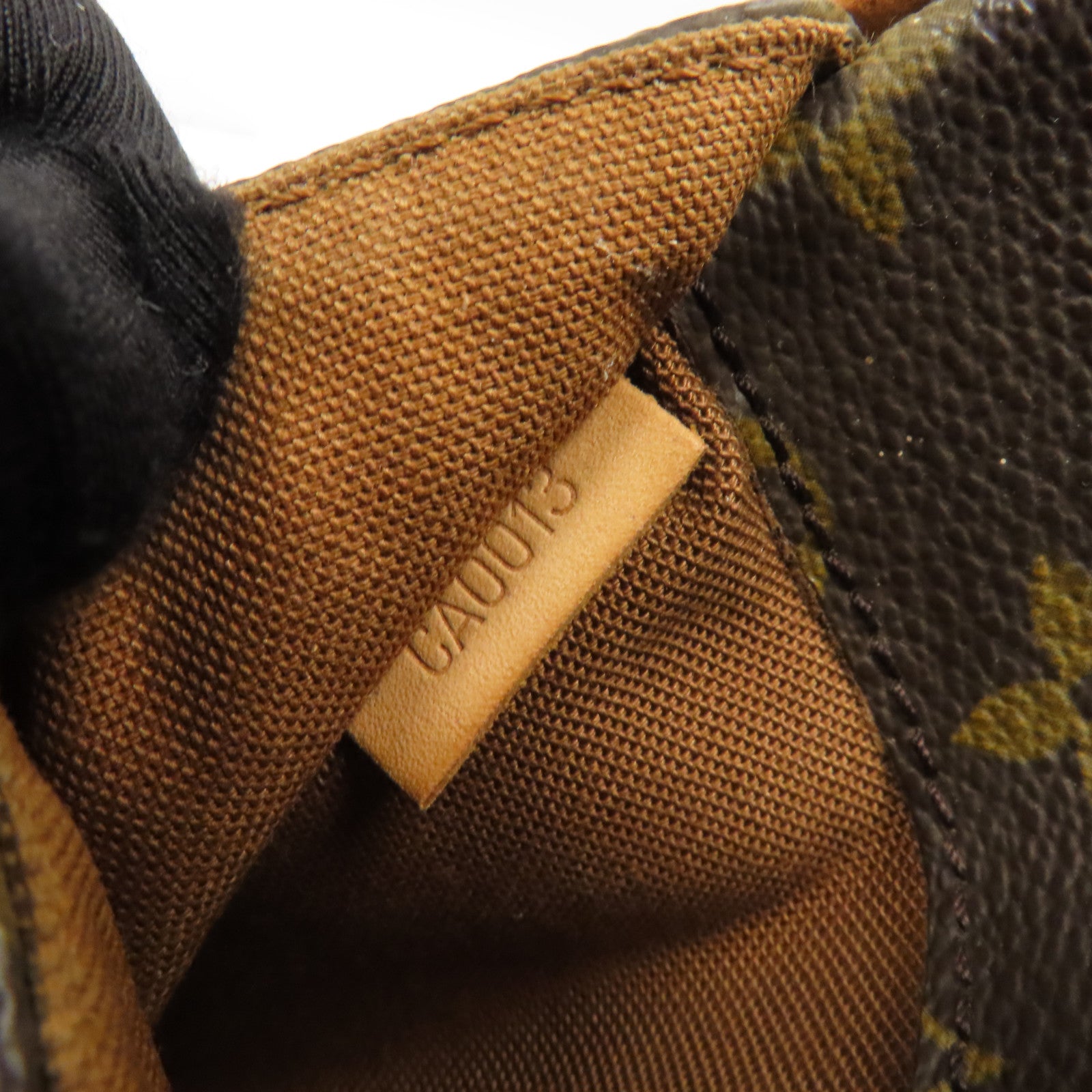 LOUIS VUITTON 【激減優惠】Monogram Pochette Gange金扣腰包棕色