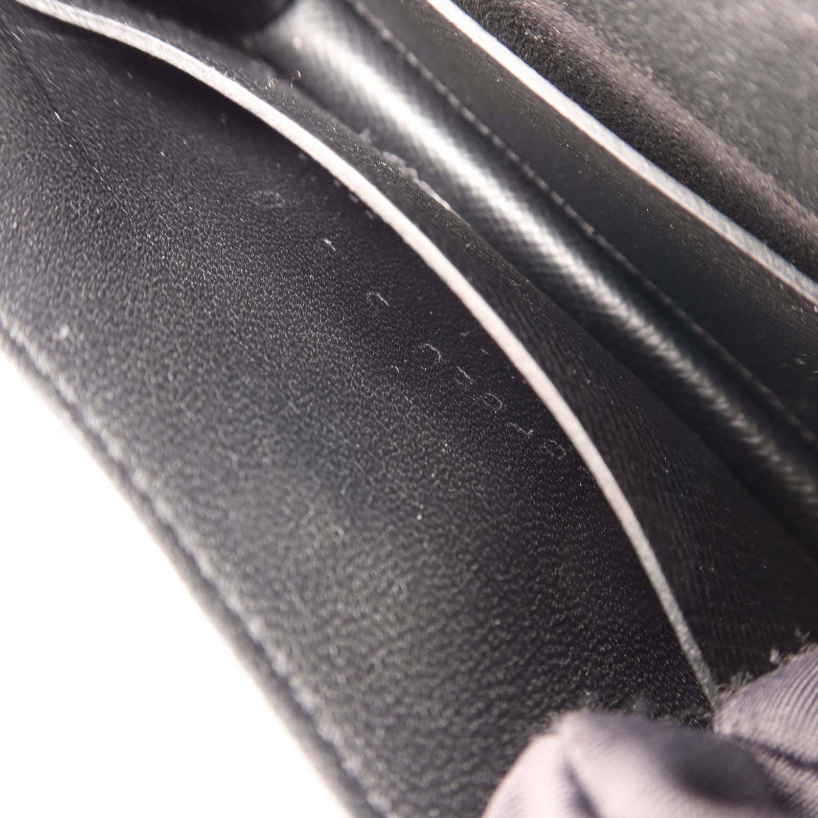 HERMES Epsom皮革Constance Slim銀扣錢包Noir
