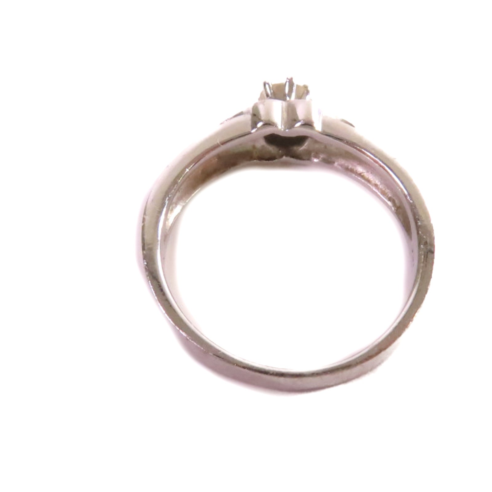 JEWELRY 【激減優惠】18K白金/鑽石Diamond Ring戒指US#4.75