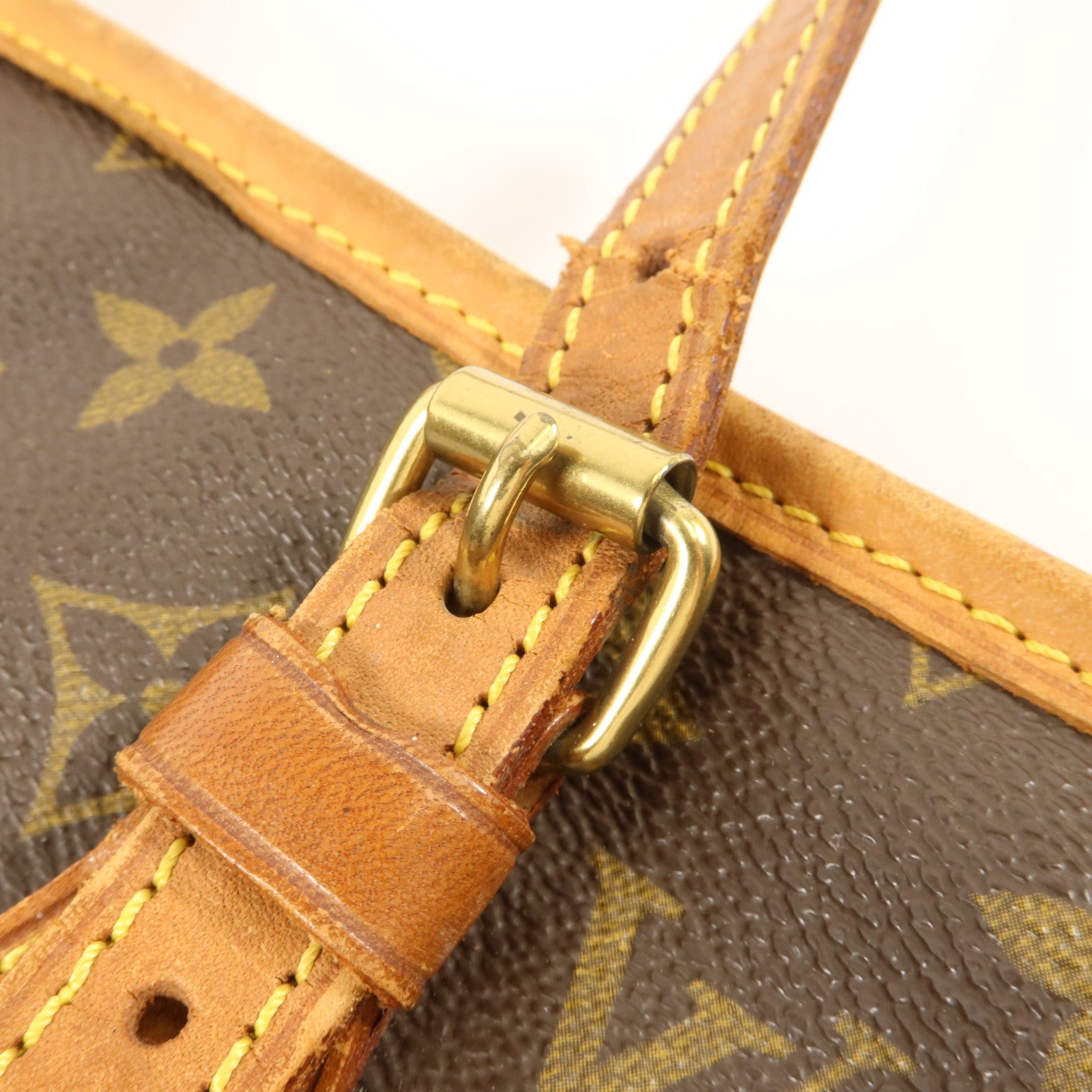 LOUIS VUITTON Monogram Bucket PM金扣手挽袋