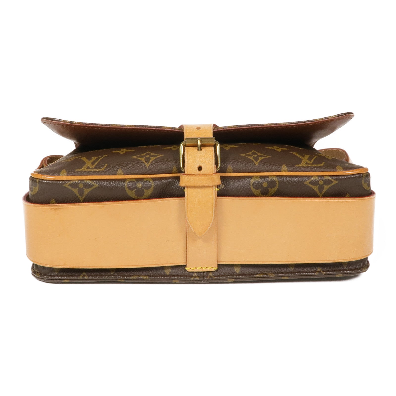 LOUIS VUITTON 【激減優惠】Monogram Cartouchiere GM金扣肩背袋