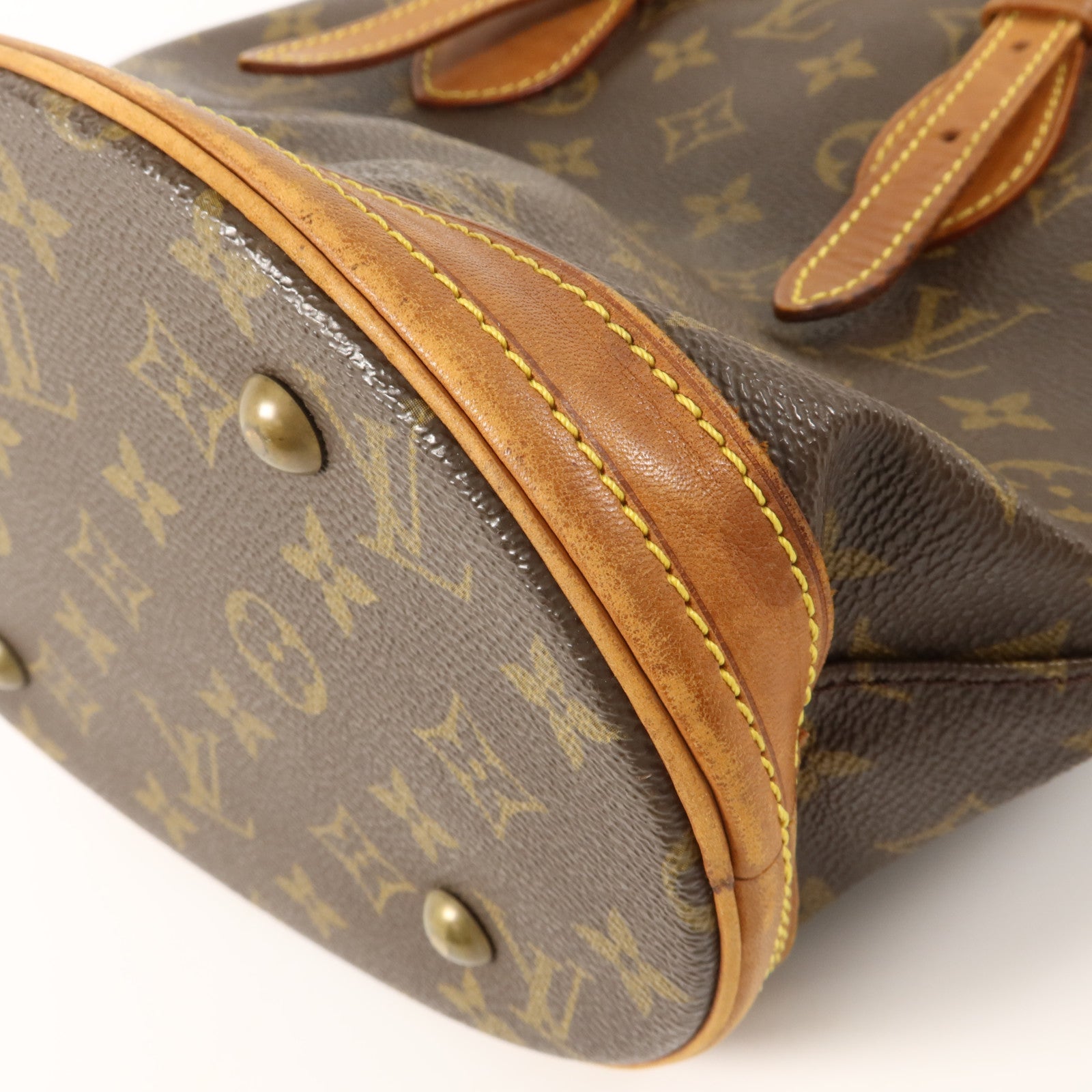 LOUIS VUITTON Monogram Bucket PM金扣手挽袋
