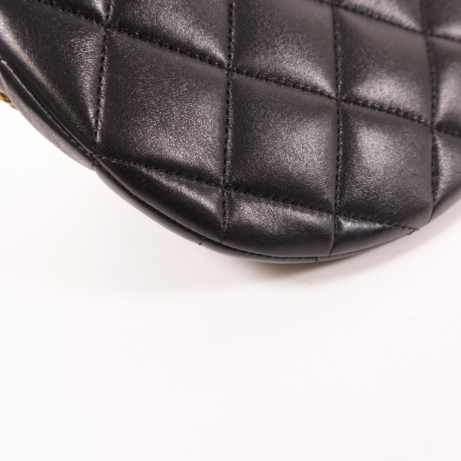 CHANEL 羊皮皮革2 Way Shoulder金扣手挽肩背兩用袋