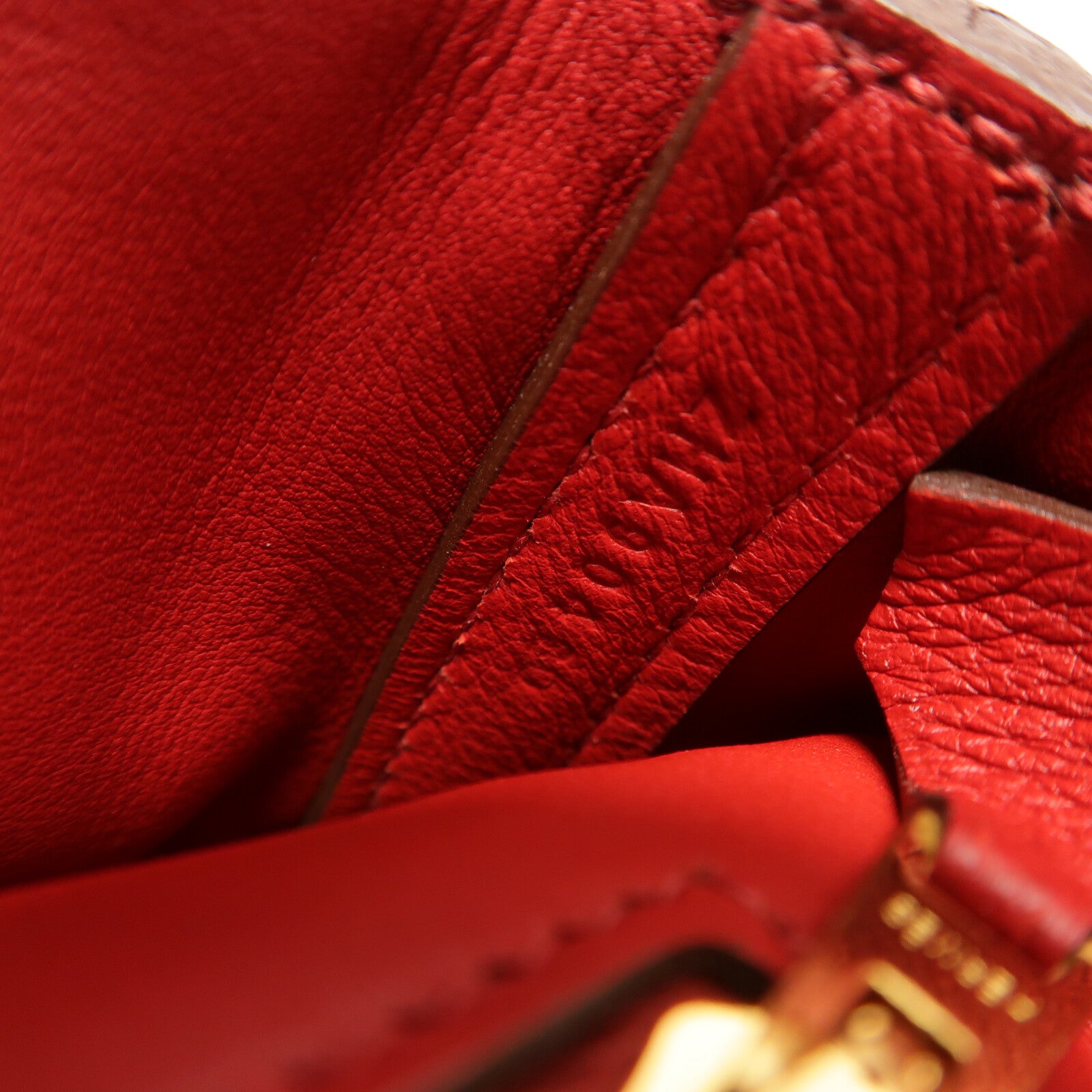HERMES Evercolor皮革24/24 Mini肩背袋Rouge Piment