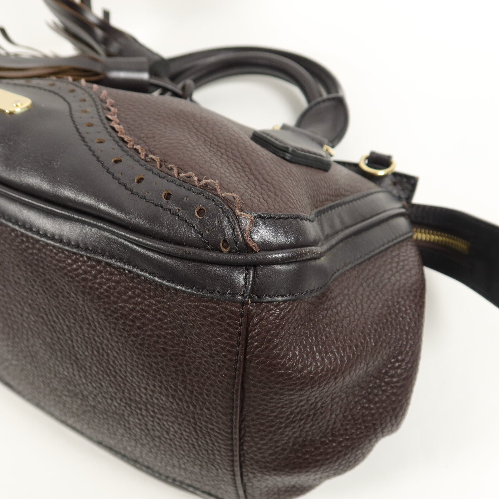 BURBERRY 牛皮皮革2 Way Shoulder手挽肩背兩用袋