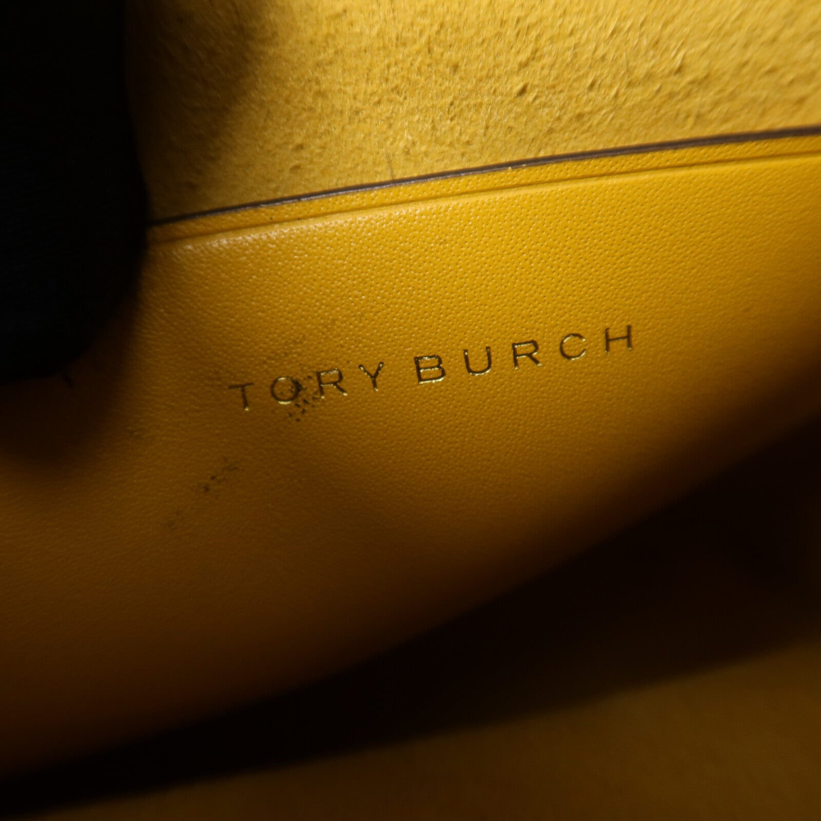 Tory Burch 帆布/皮革Bucket Bag金扣手挽肩背兩用袋