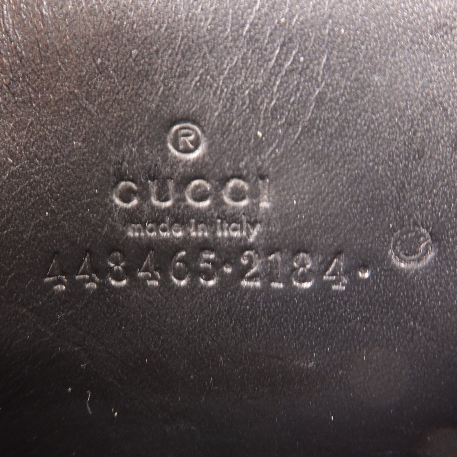 GUCCI 牛皮皮革Card Case金扣卡片套