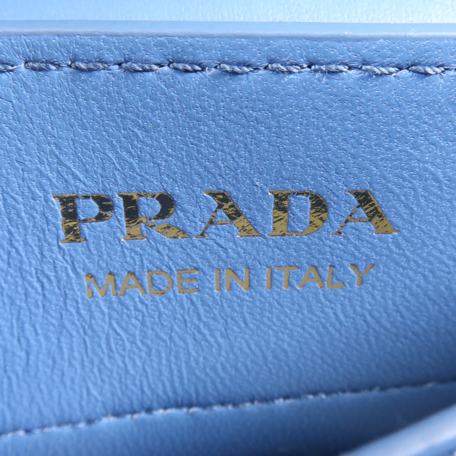 PRADA 牛皮皮革Double Saffiano金扣手挽肩背兩用袋