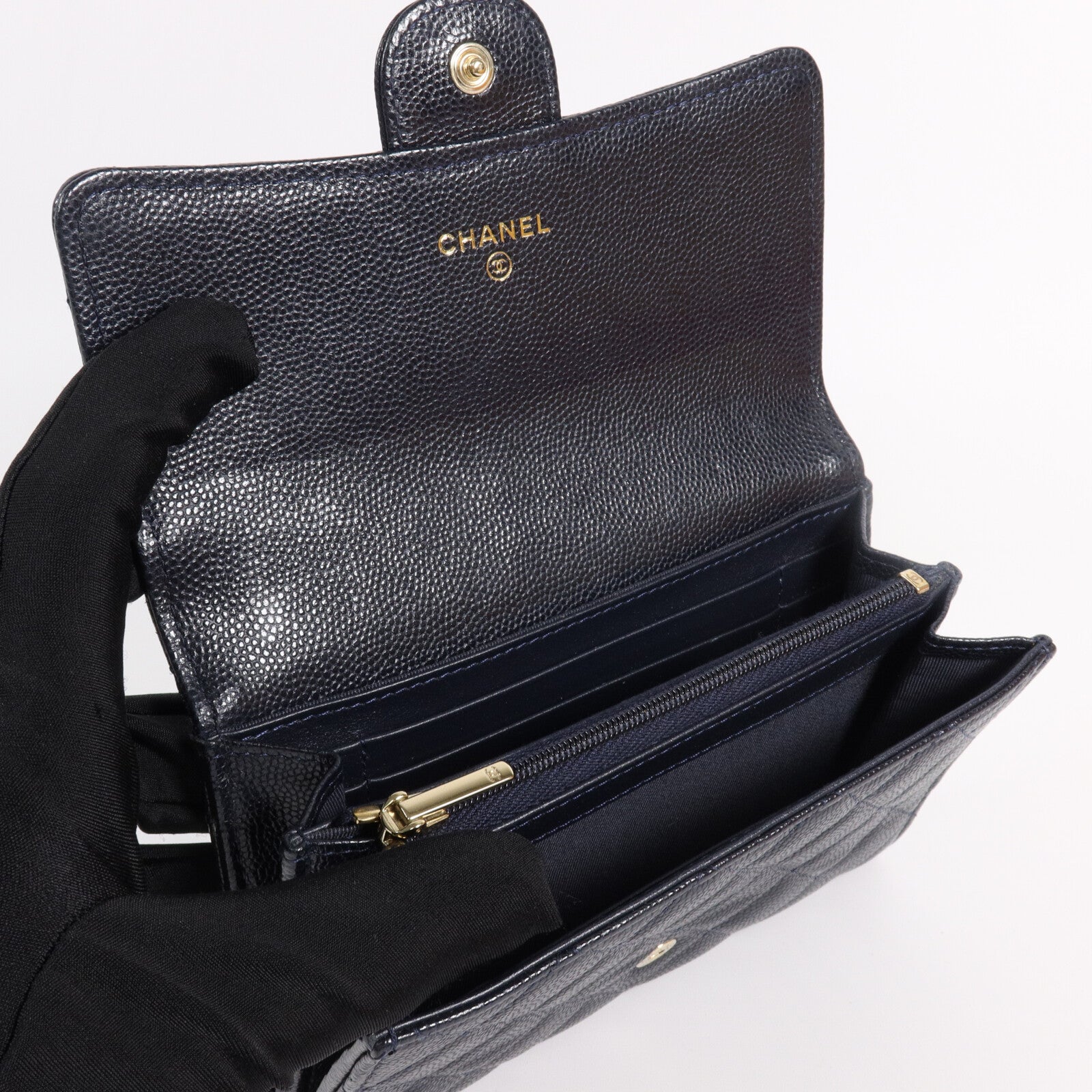 CHANEL 牛皮皮革Wallet錢包