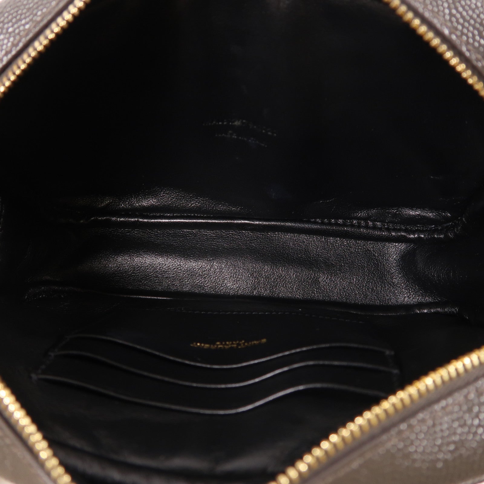 SAINT LAURENT 牛皮皮革Lou Mini Bag金扣鏈帶肩背袋