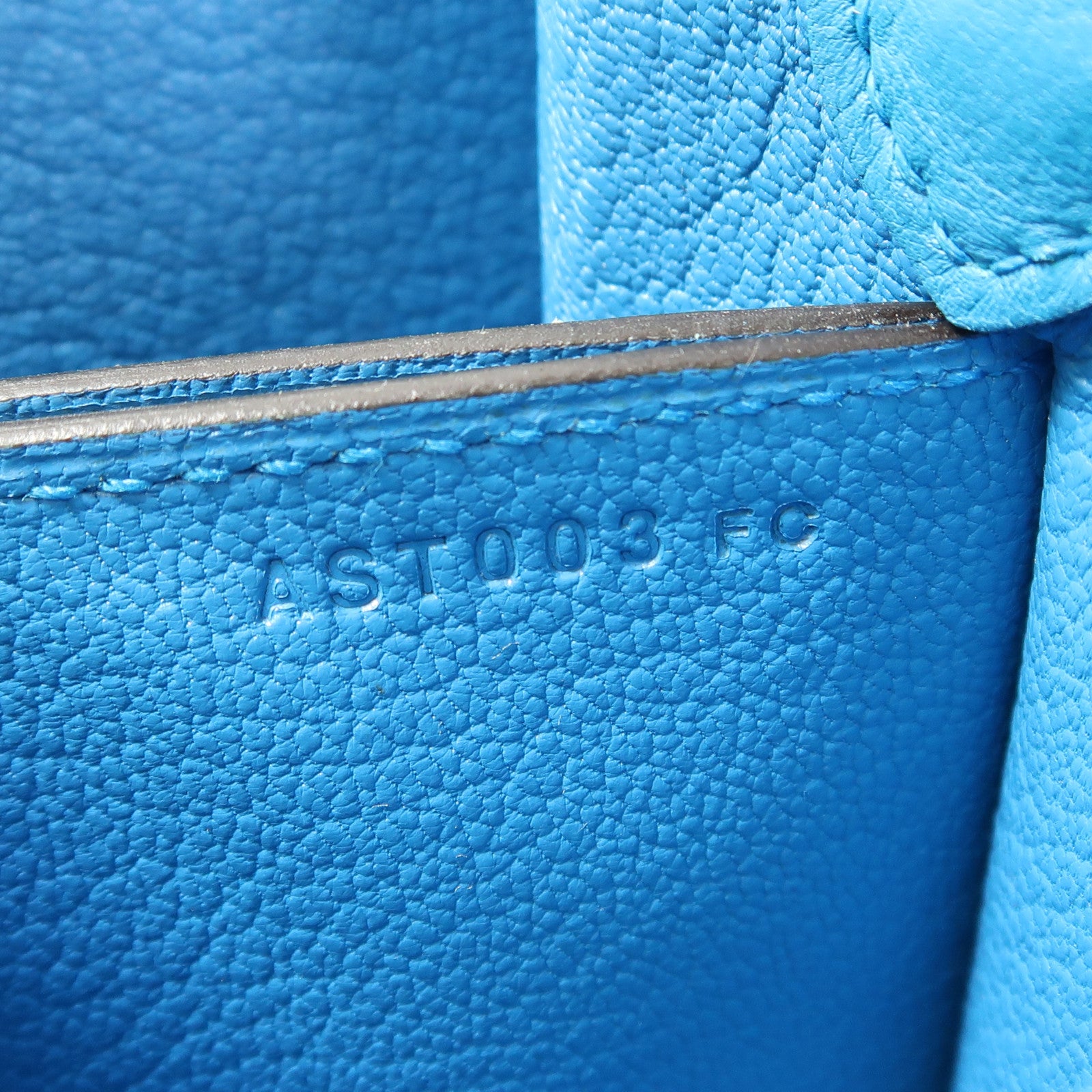 HERMES Evercolor皮革Mini Roulis金扣肩背袋Bleu Zanzibar