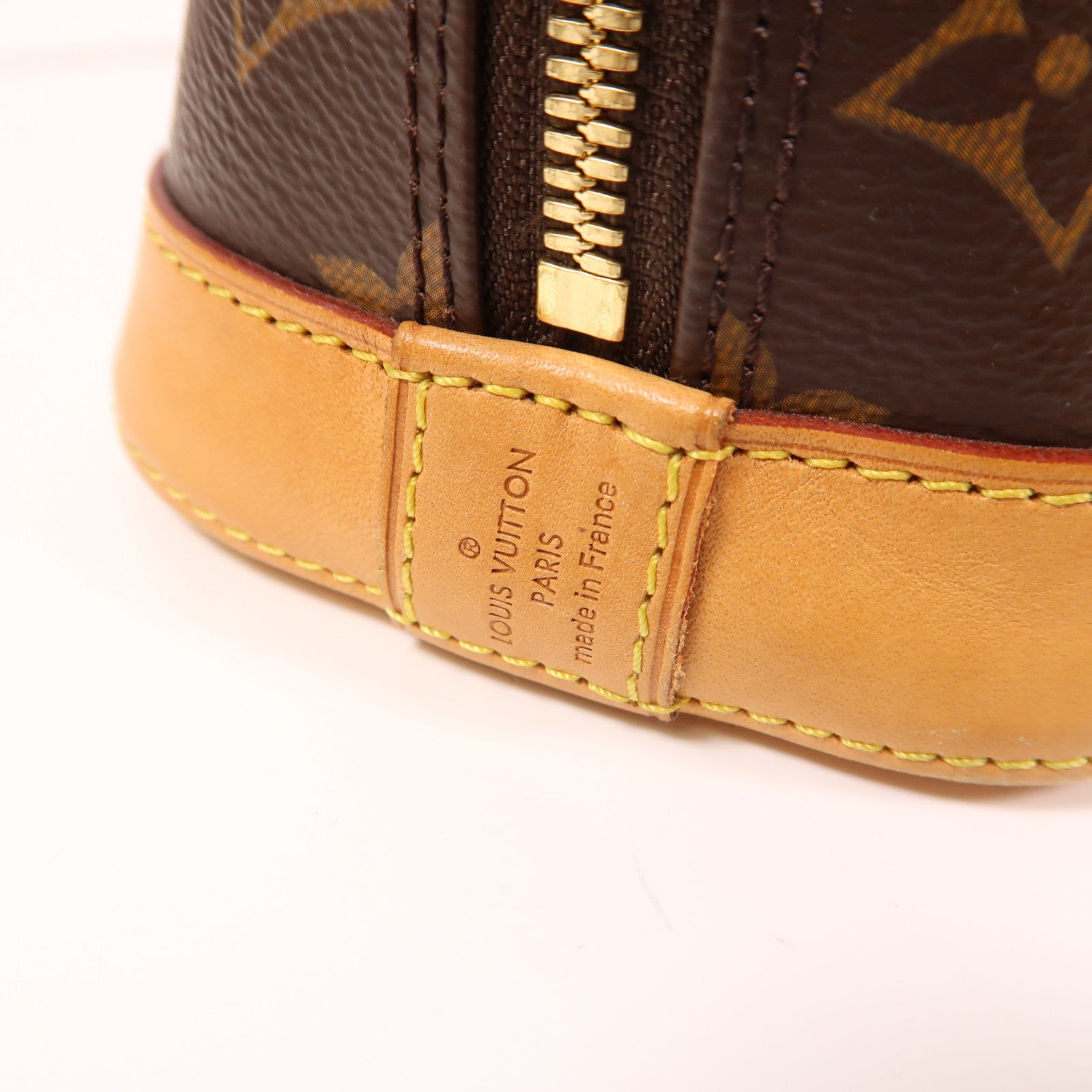 LOUIS VUITTON LV GHW Alma BB 2 Way Shoulder Bag Handbag M53152 Monogram Brown