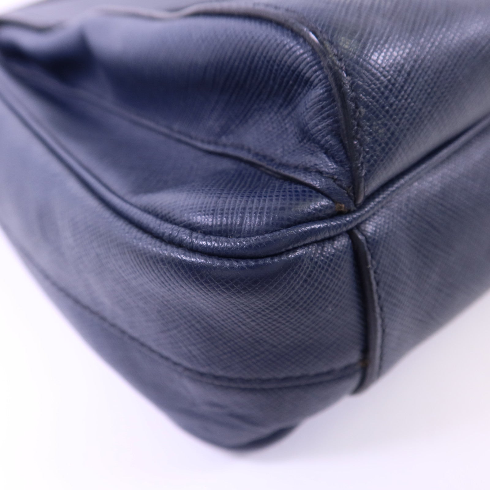 PRADA Saffiano皮革Shoulder Bag銀扣肩背袋