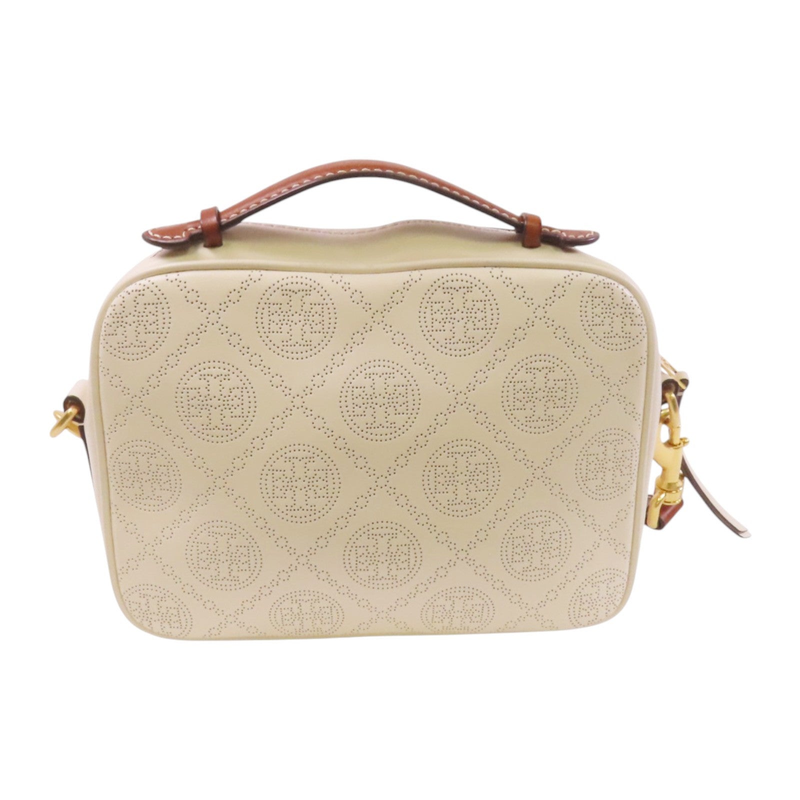 牛皮皮革2Way Shoulder Bag金扣手挽肩背兩用袋