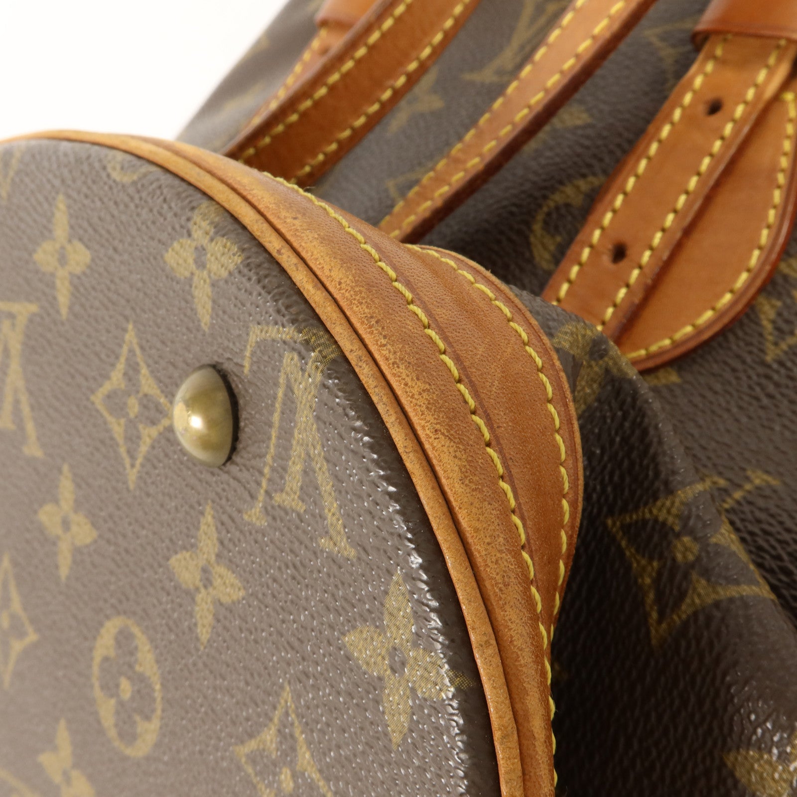 LOUIS VUITTON Monogram Bucket PM金扣手挽袋