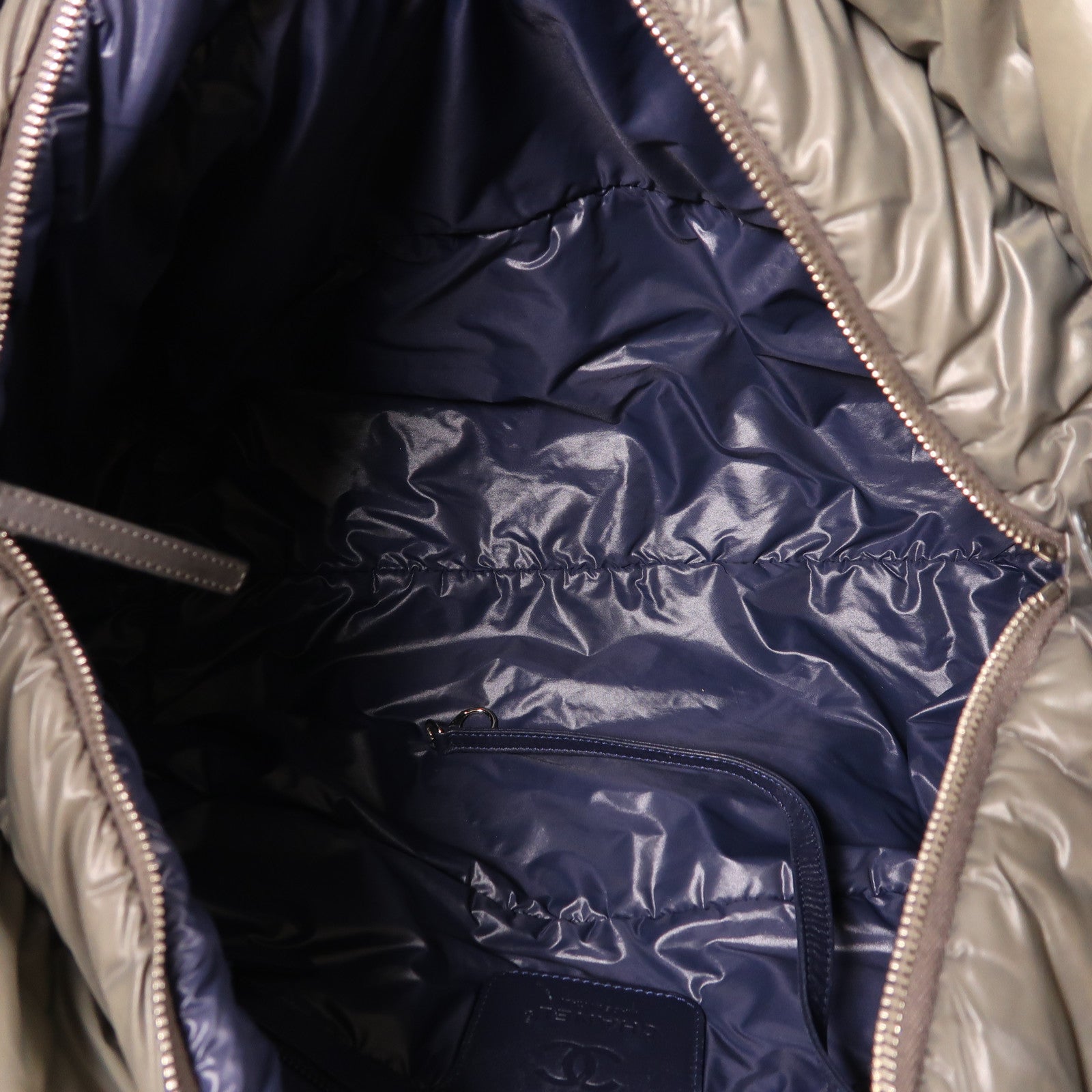 CHANEL 尼龍Shoulder Tote銀扣肩背袋/手挽袋