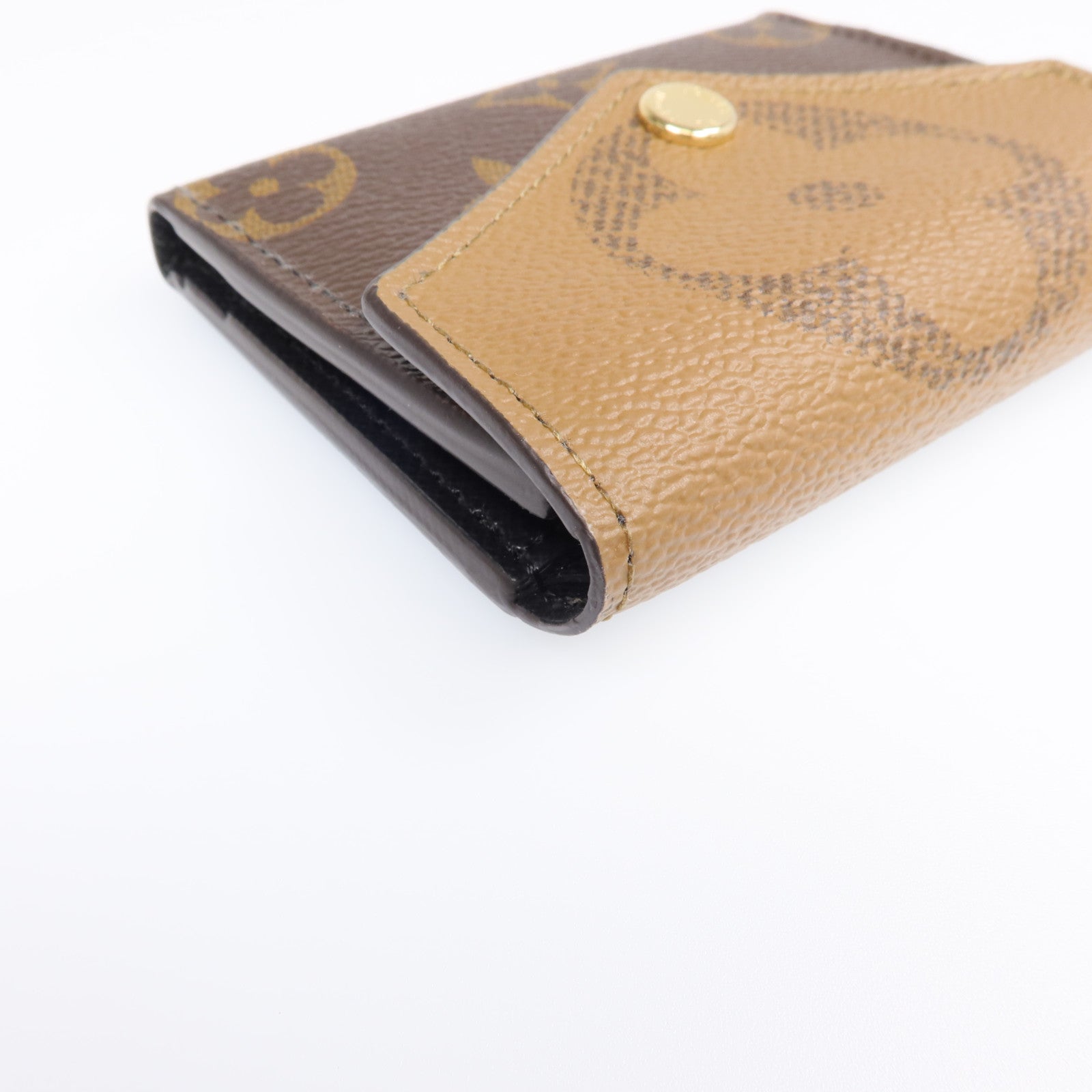 LOUIS VUITTON Monogram Reverse Zoe Wallet金扣錢包