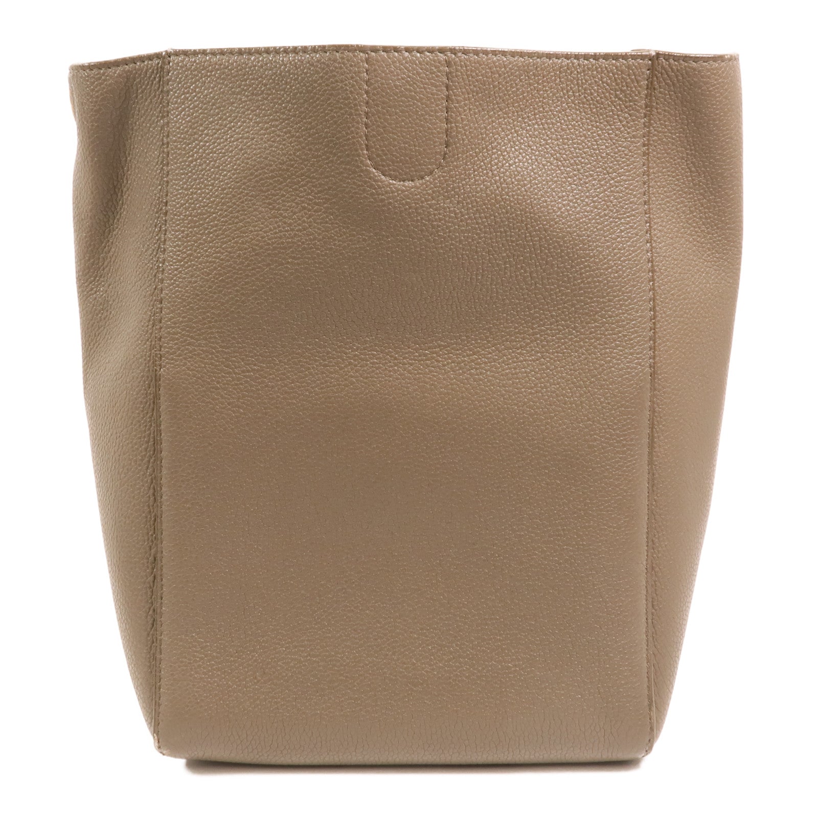 CELINE 牛皮皮革Sangle bucket Bag金扣肩背袋