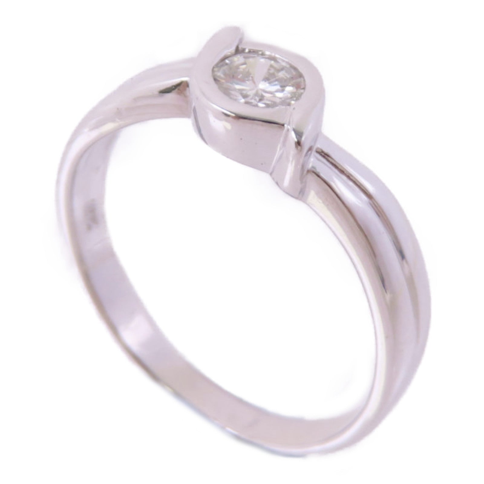 JEWELRY 【激減優惠】18K白金/0.32ct鑽石Diamond Ring戒指US#6.5
