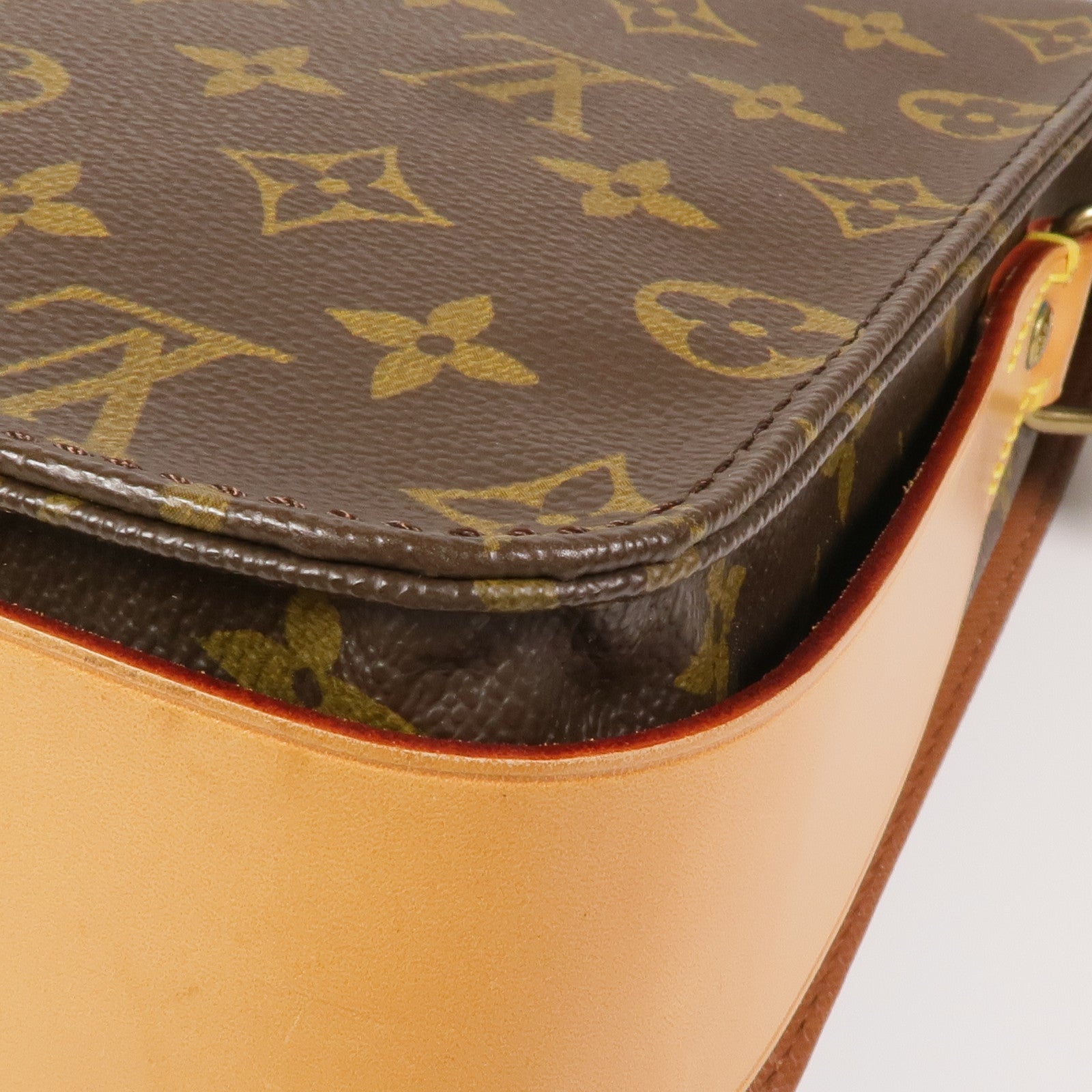 LOUIS VUITTON 【激減優惠】Monogram Cartouchiere GM金扣肩背袋