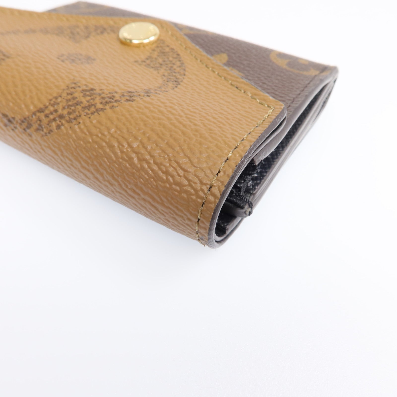 LOUIS VUITTON Monogram Reverse Zoe Wallet金扣錢包
