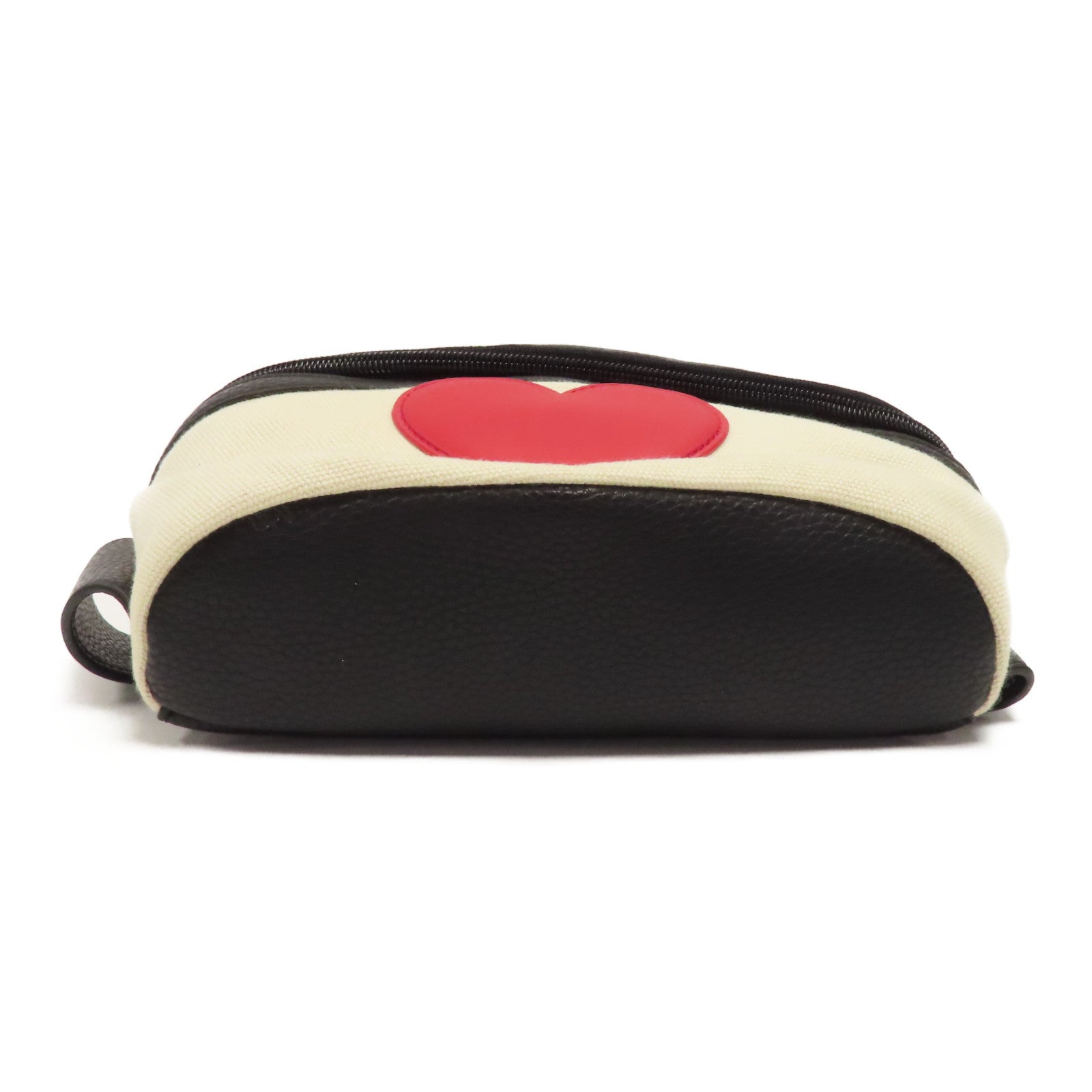 MOSCHINO 【激減優惠】帆布Waist Bag銀扣腰包黑色/白色/紅色