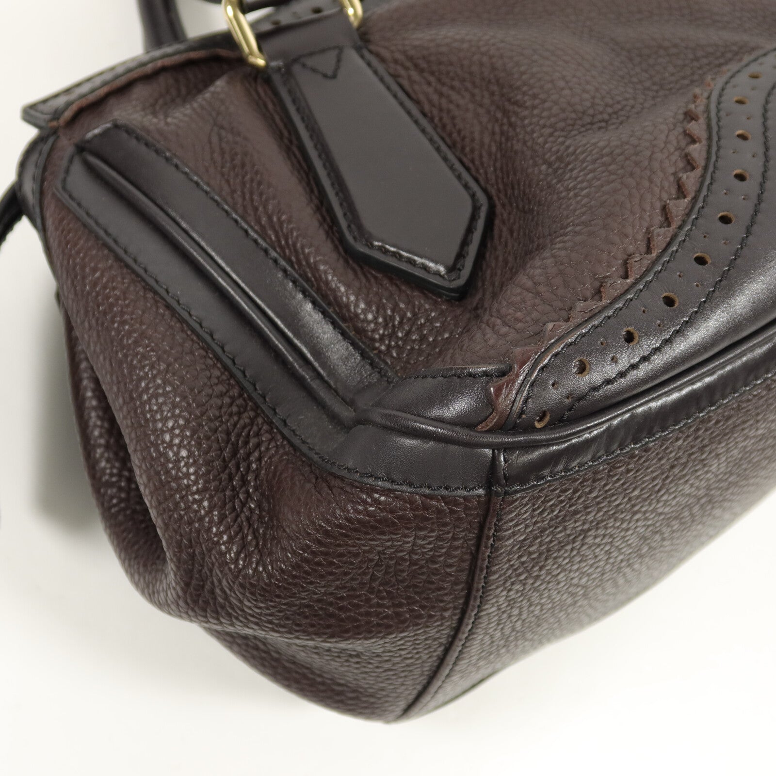 BURBERRY 牛皮皮革2 Way Shoulder手挽肩背兩用袋
