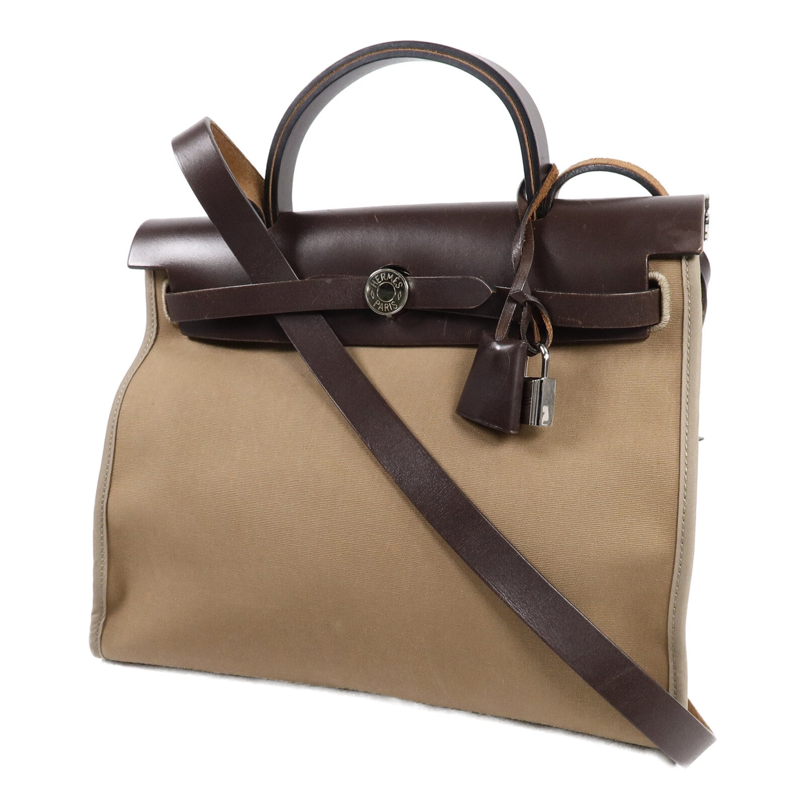 HERMES 帆布Herbag PM手挽肩背兩用袋