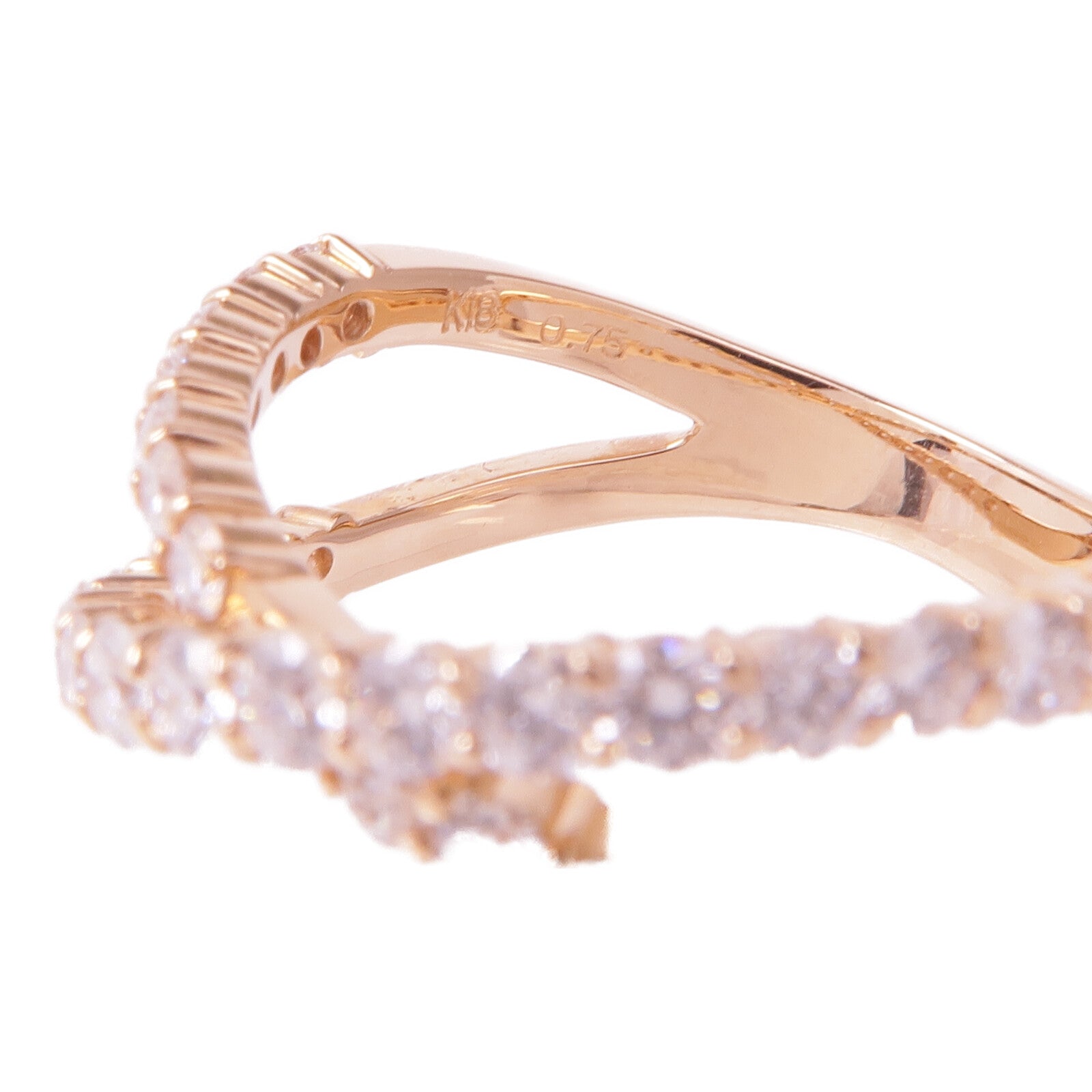 JEWELRY 18K玫瑰金Diamond Ring鑽石戒指US#5.75