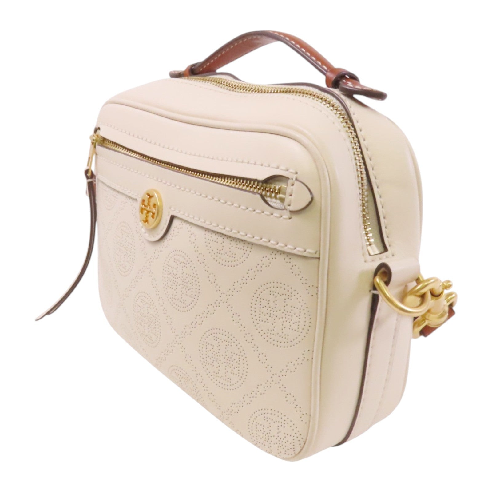 牛皮皮革2Way Shoulder Bag金扣手挽肩背兩用袋