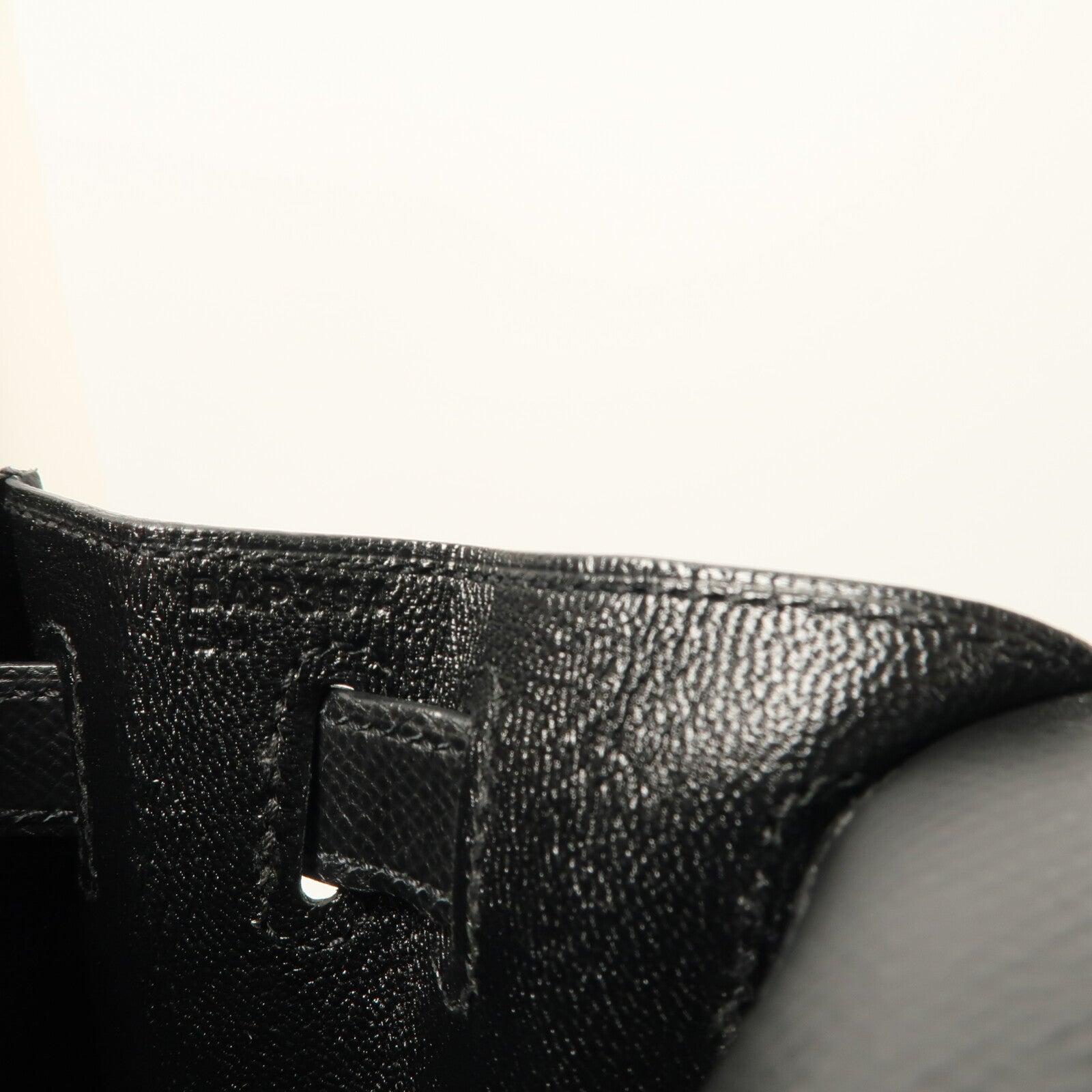 HERMES Epsom皮革Kelly 28手挽肩背兩用袋Noir