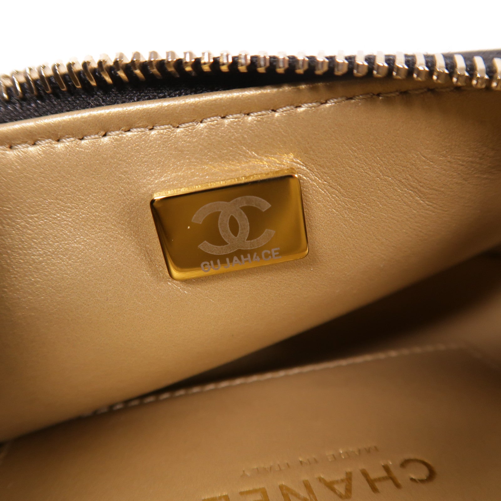 CHANEL 羊皮皮革2 Way Shoulder金扣手挽肩背兩用袋
