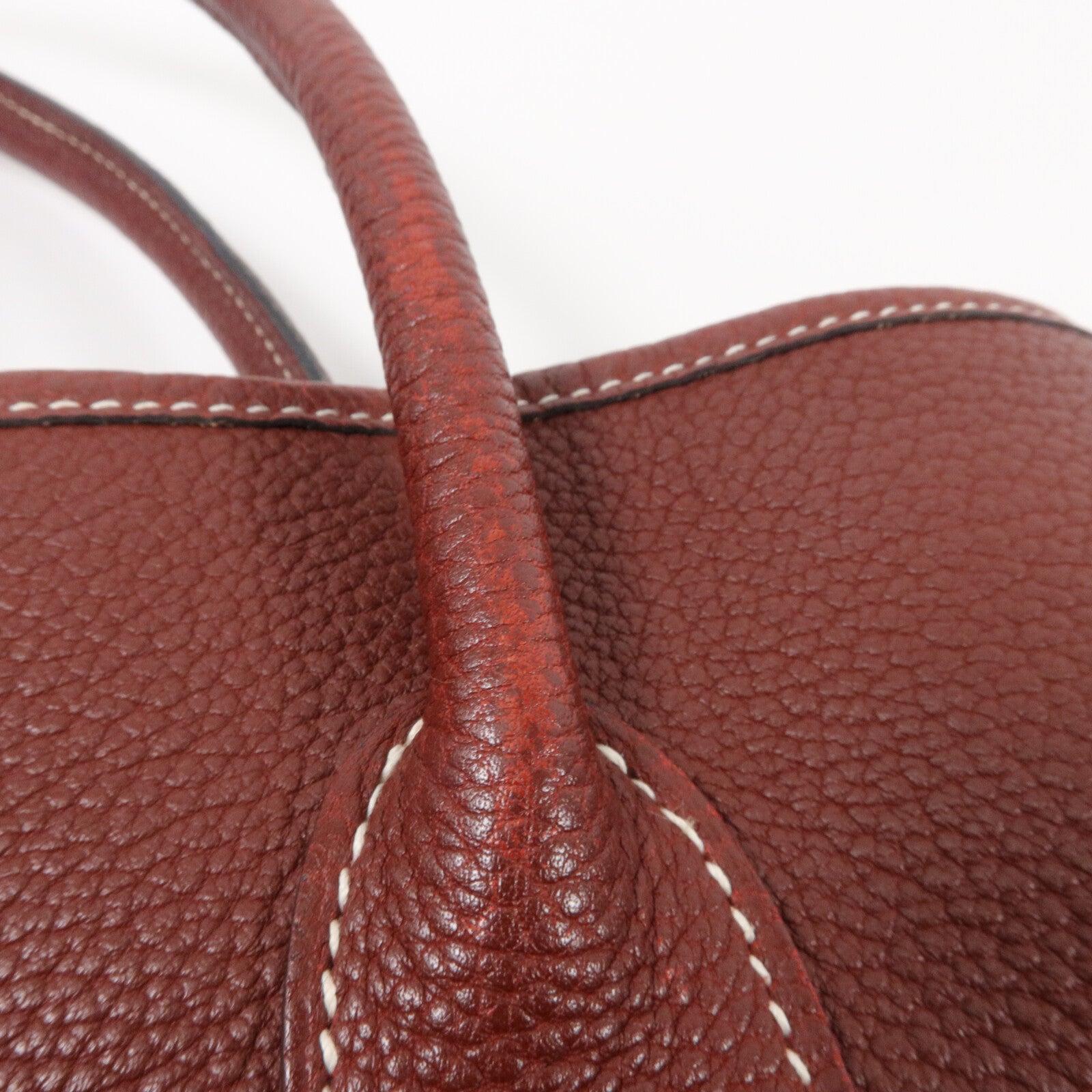 HERMES Negonda皮革Garden Party PM手挽袋Rouge H