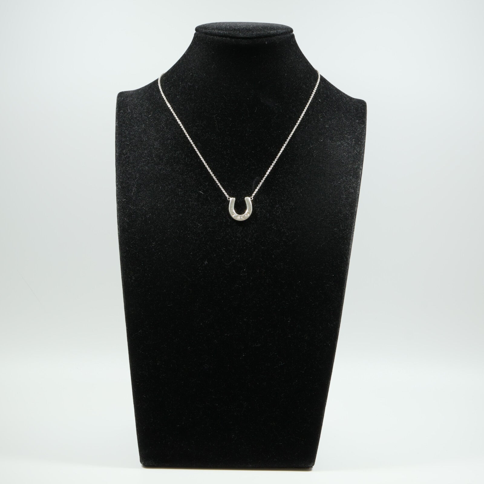 TIFFANY＆CO 925純銀1837 Horseshoe Pendant Necklace項鍊