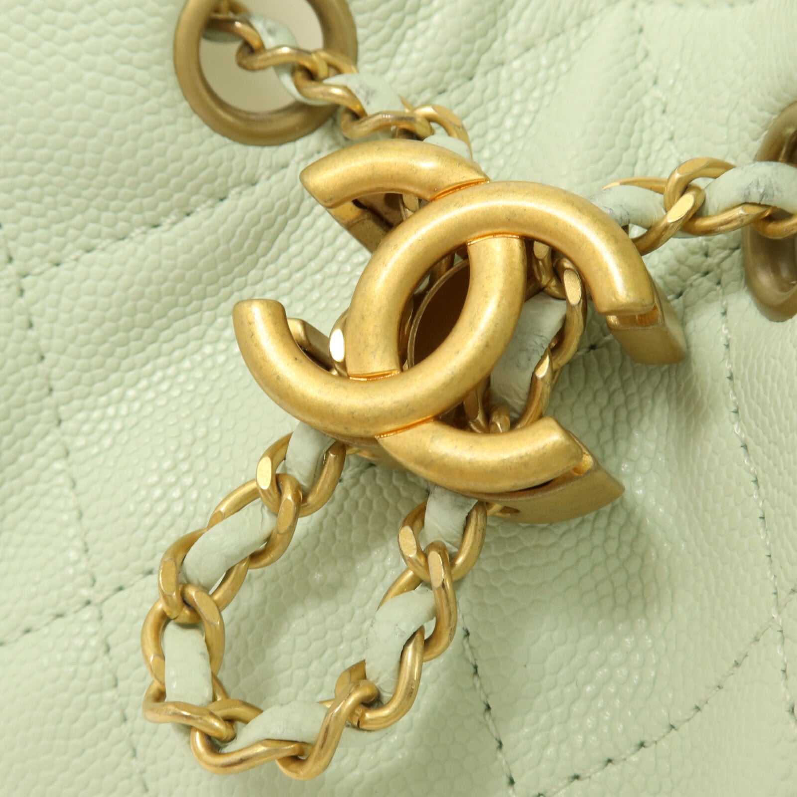 CHANEL 牛皮皮革25 Bag Small鏈帶肩背袋