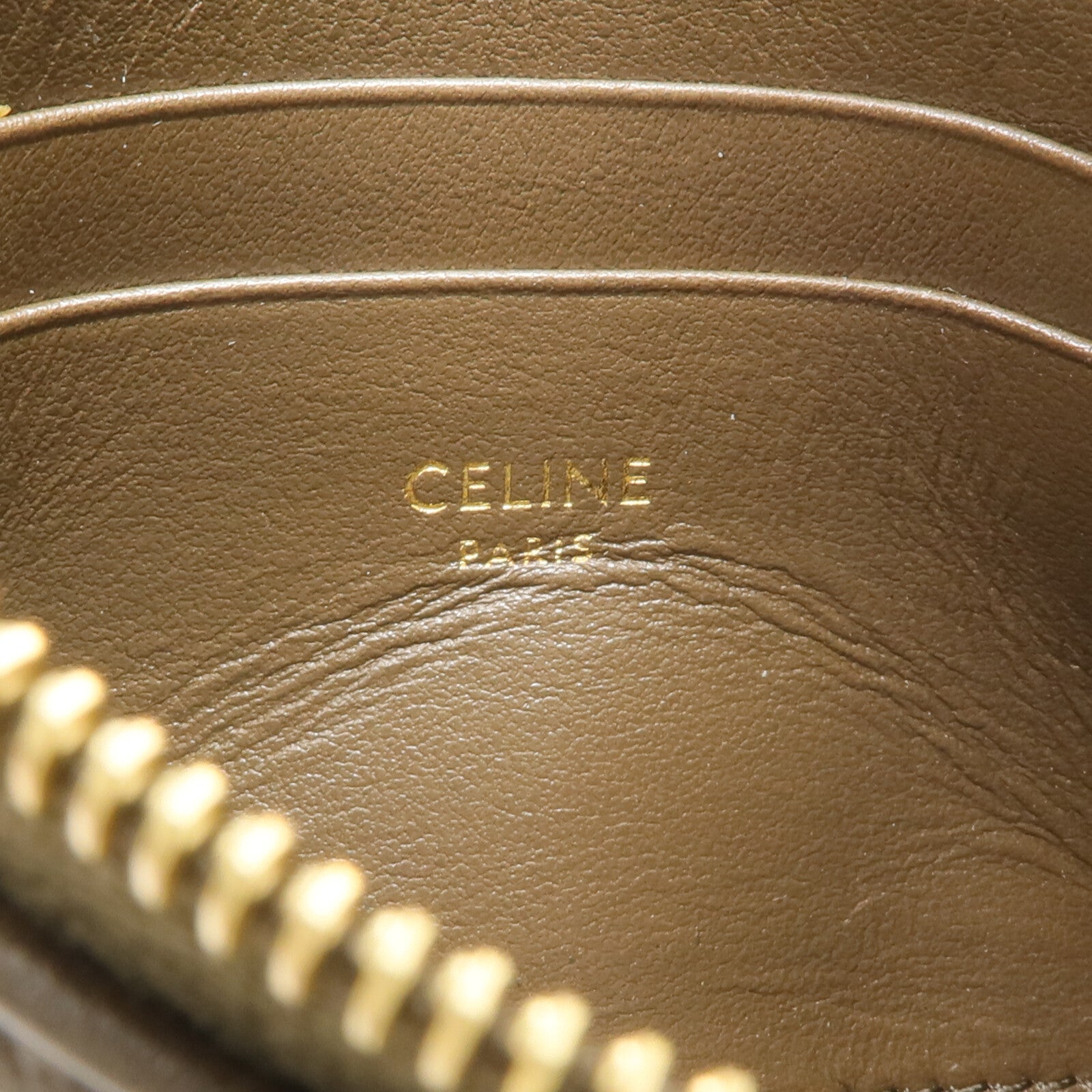 CELINE 牛皮皮革C Charm Coin Pouch零錢包