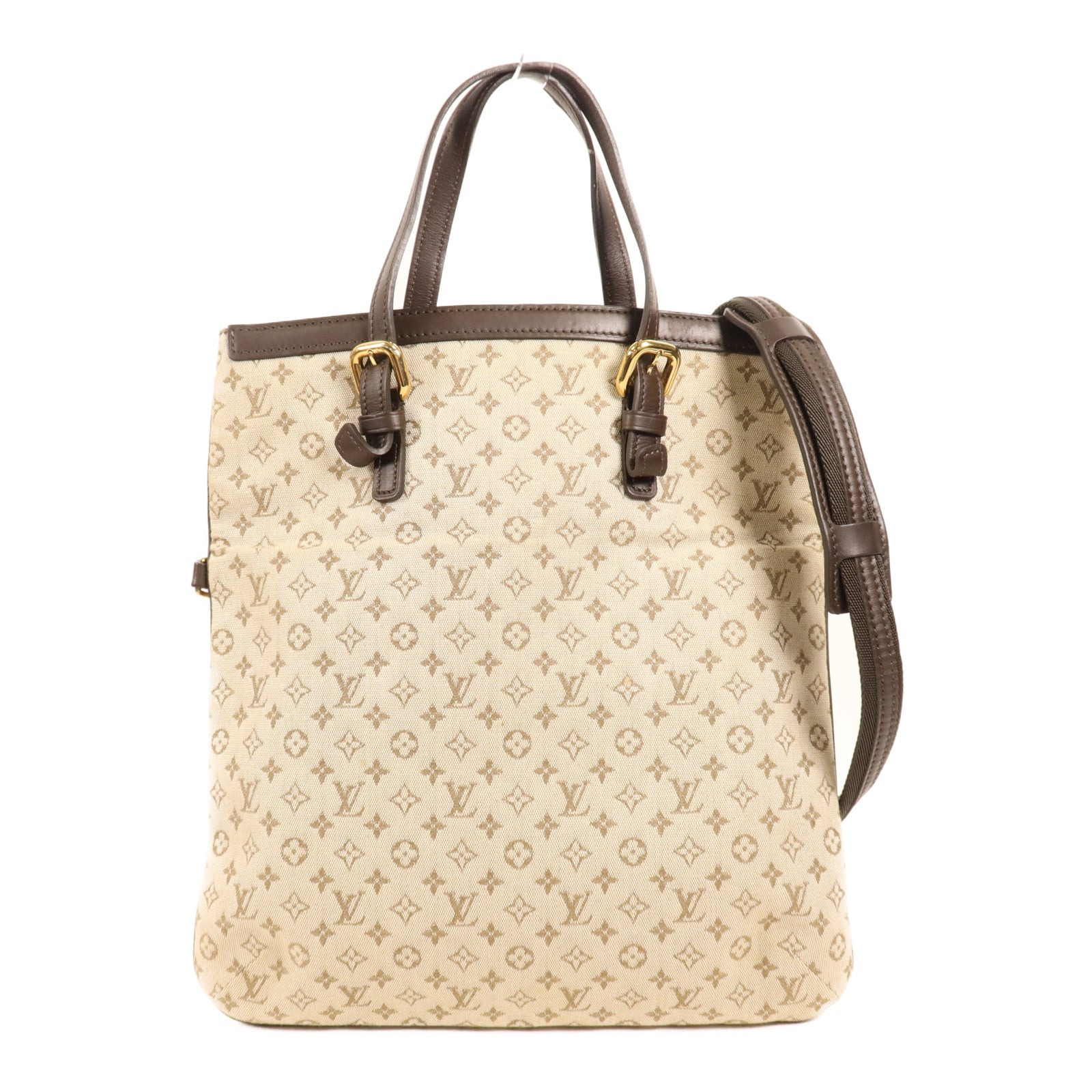 LOUIS VUITTON Monogram Mini Francoise金扣手挽肩背兩用袋