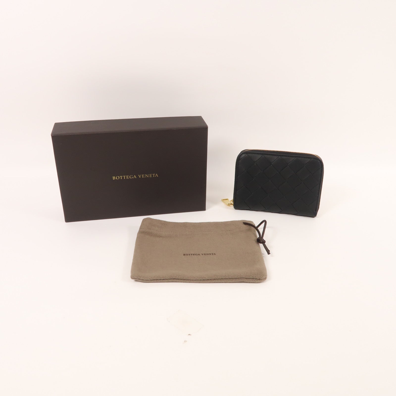 BOTTEGA VENETA 羊皮皮革Card Case金扣卡片套